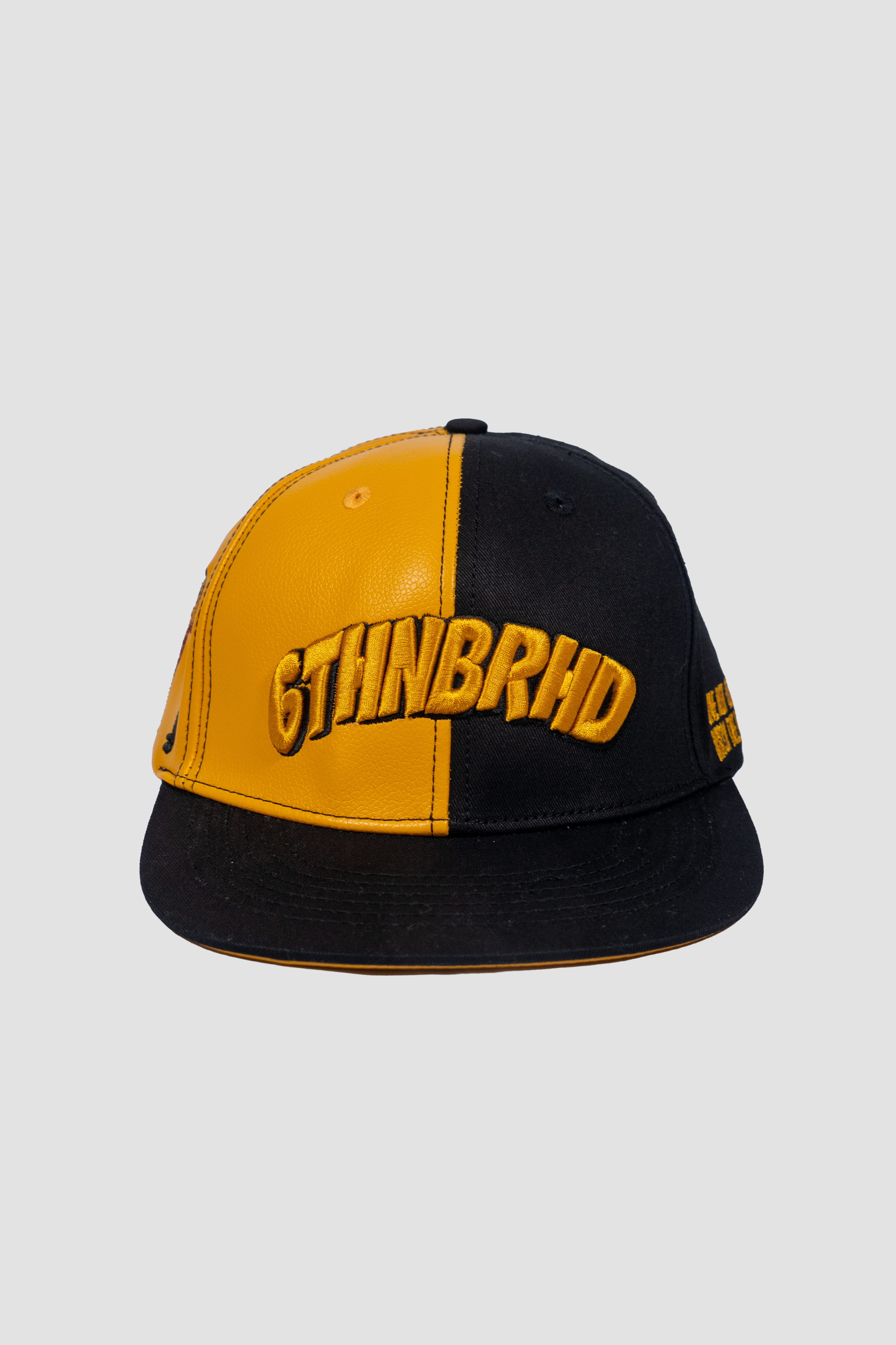 6Th Nbrhd Villain Men's Snapback Hat - Yellow