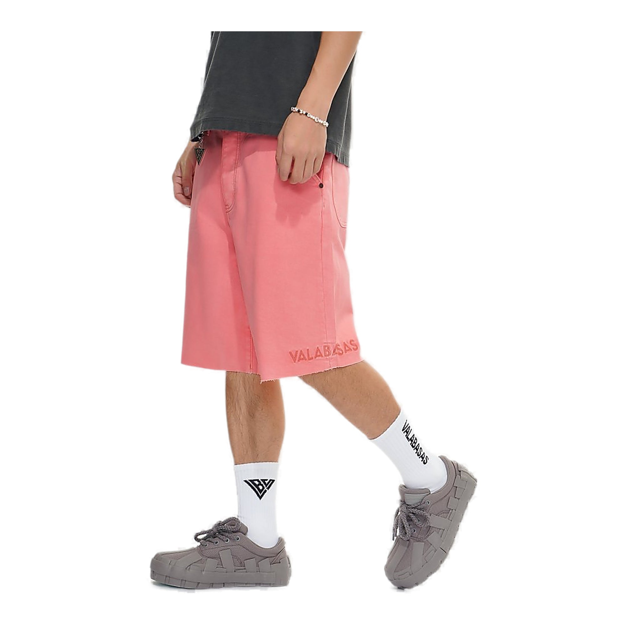 Valabasas Embroidered Shorts - Waxed Finish