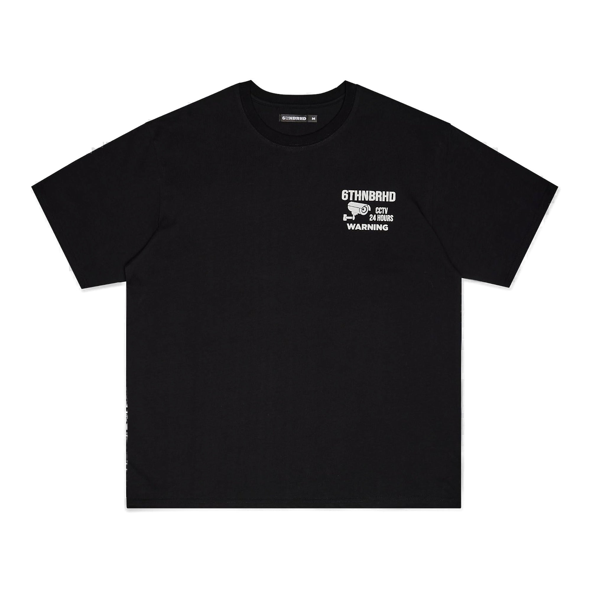 6Th Nbrhd Warning Tee - Black T-Shirt