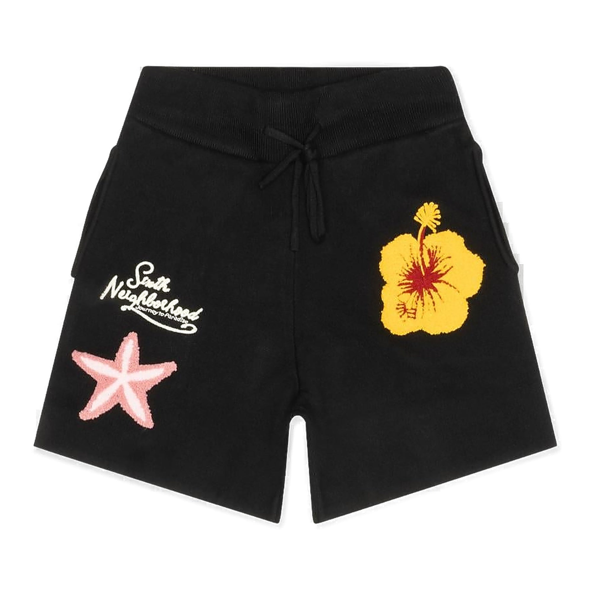 6Th Nbrhd Waves Men's Shorts - Black