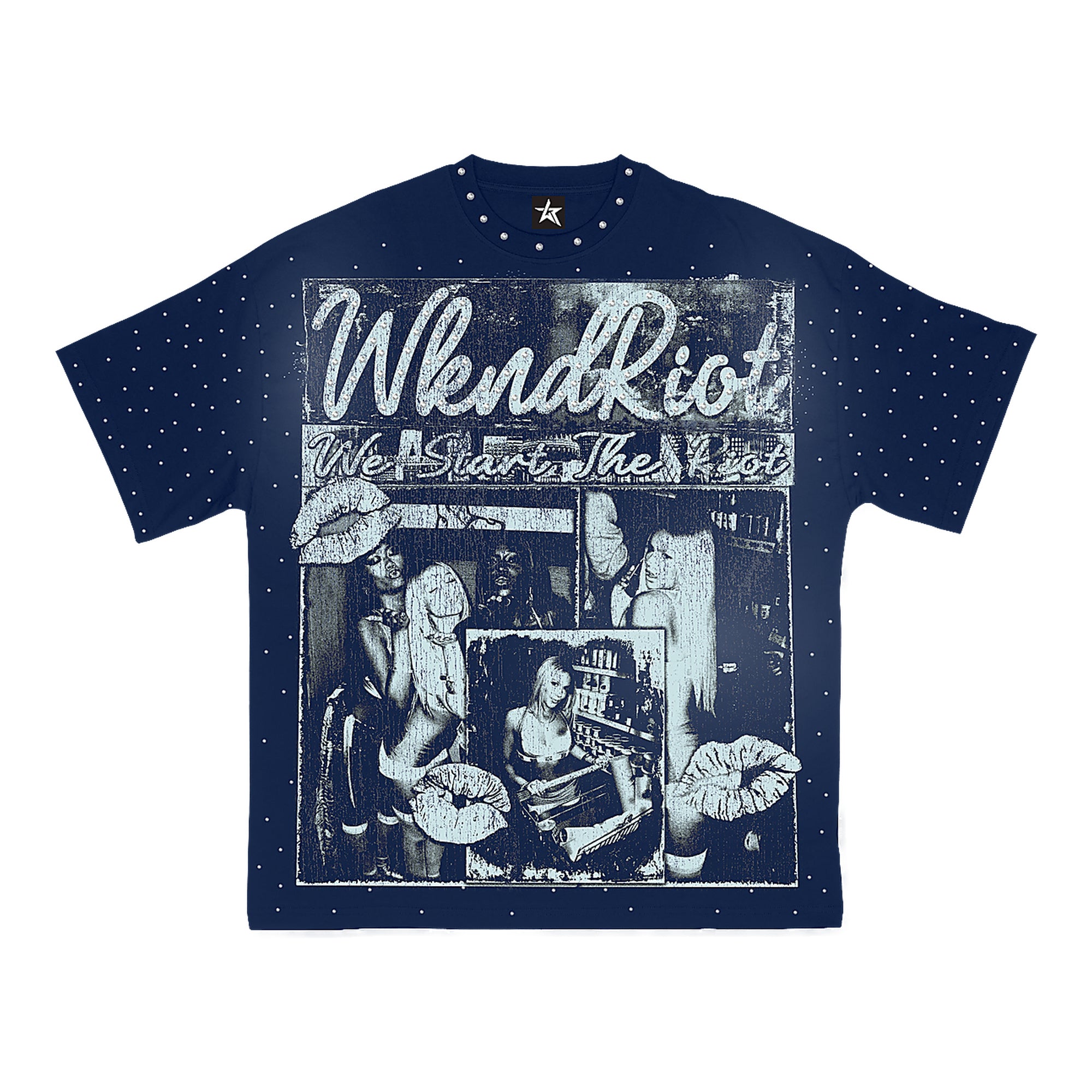 Wknd Riot Star Graphic T-Shirt - Midweight