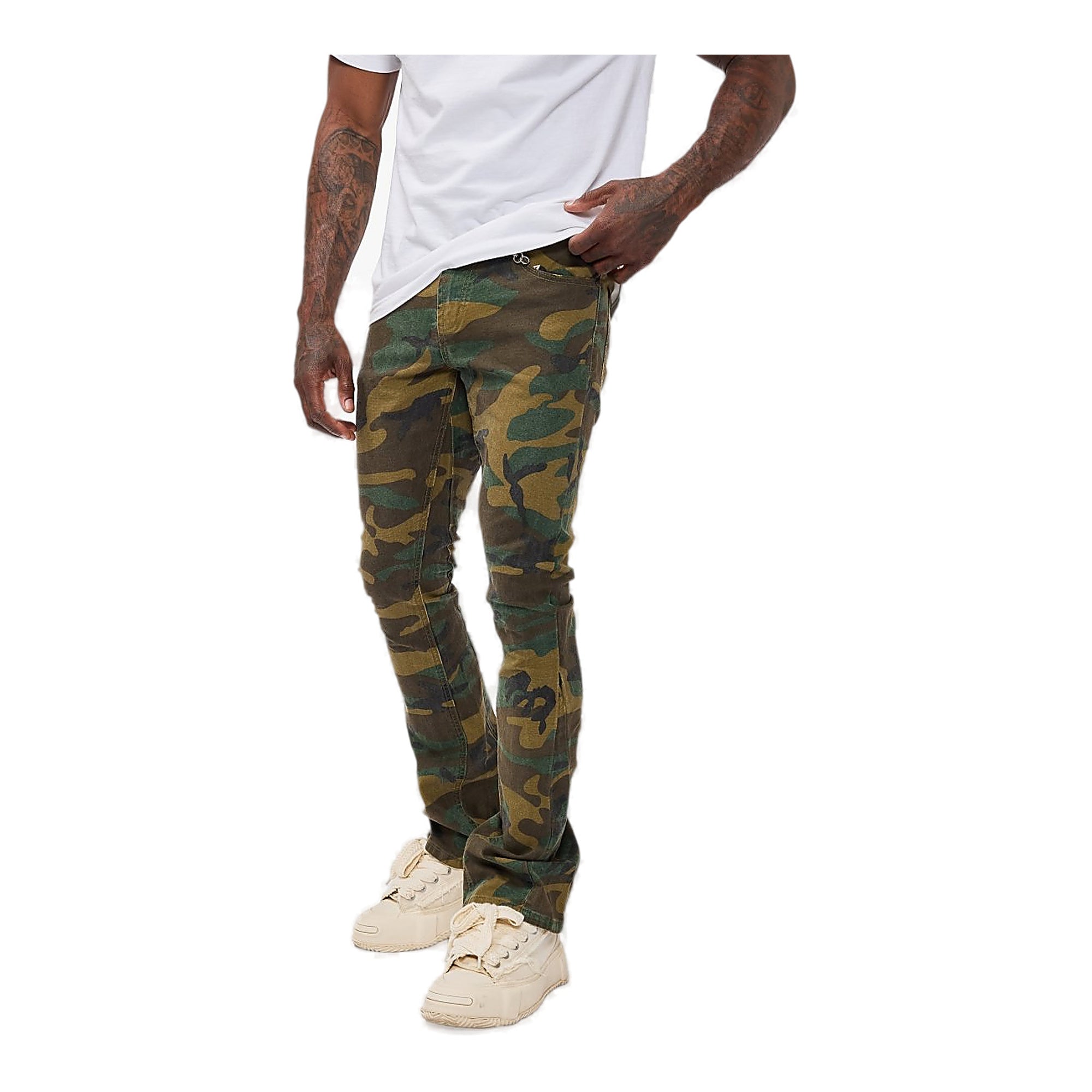 Valabasas Hazard Jeans - Camouflage Foilage Green
