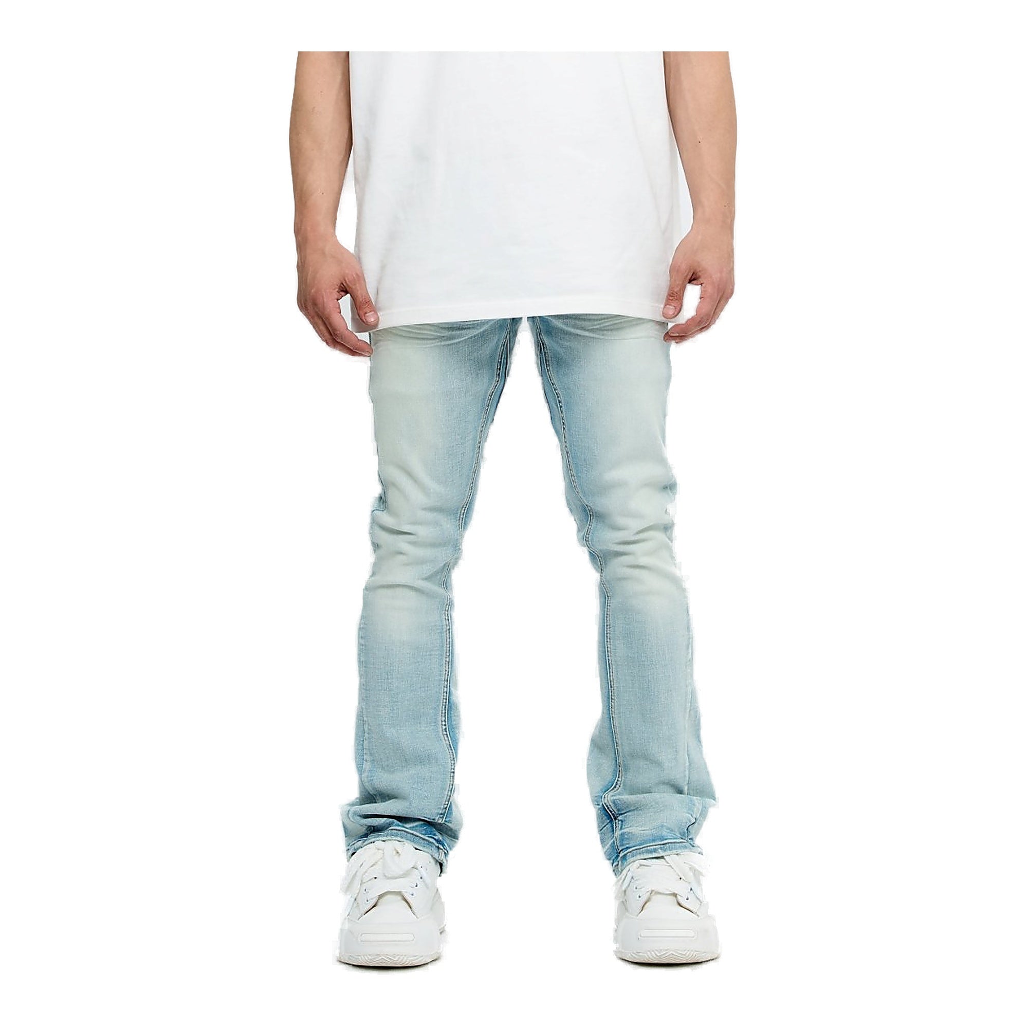 Valabasas Mr. Stacked Lt.Wash Men's Jeans - Light Wash