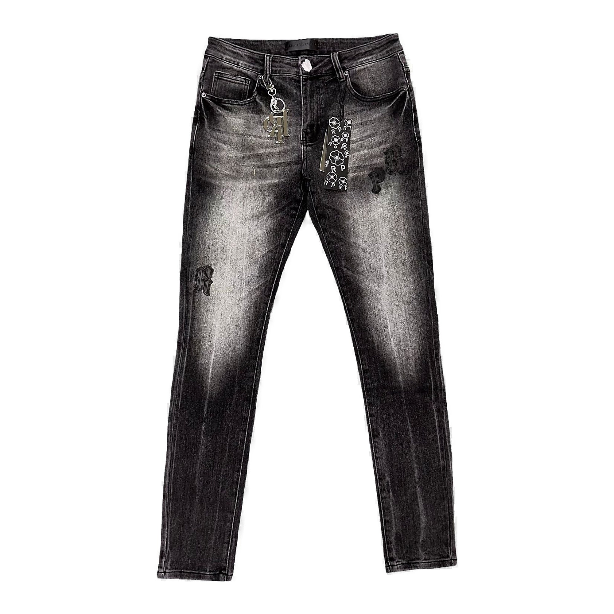 Red Poppy Men's Jeans - Black Wash