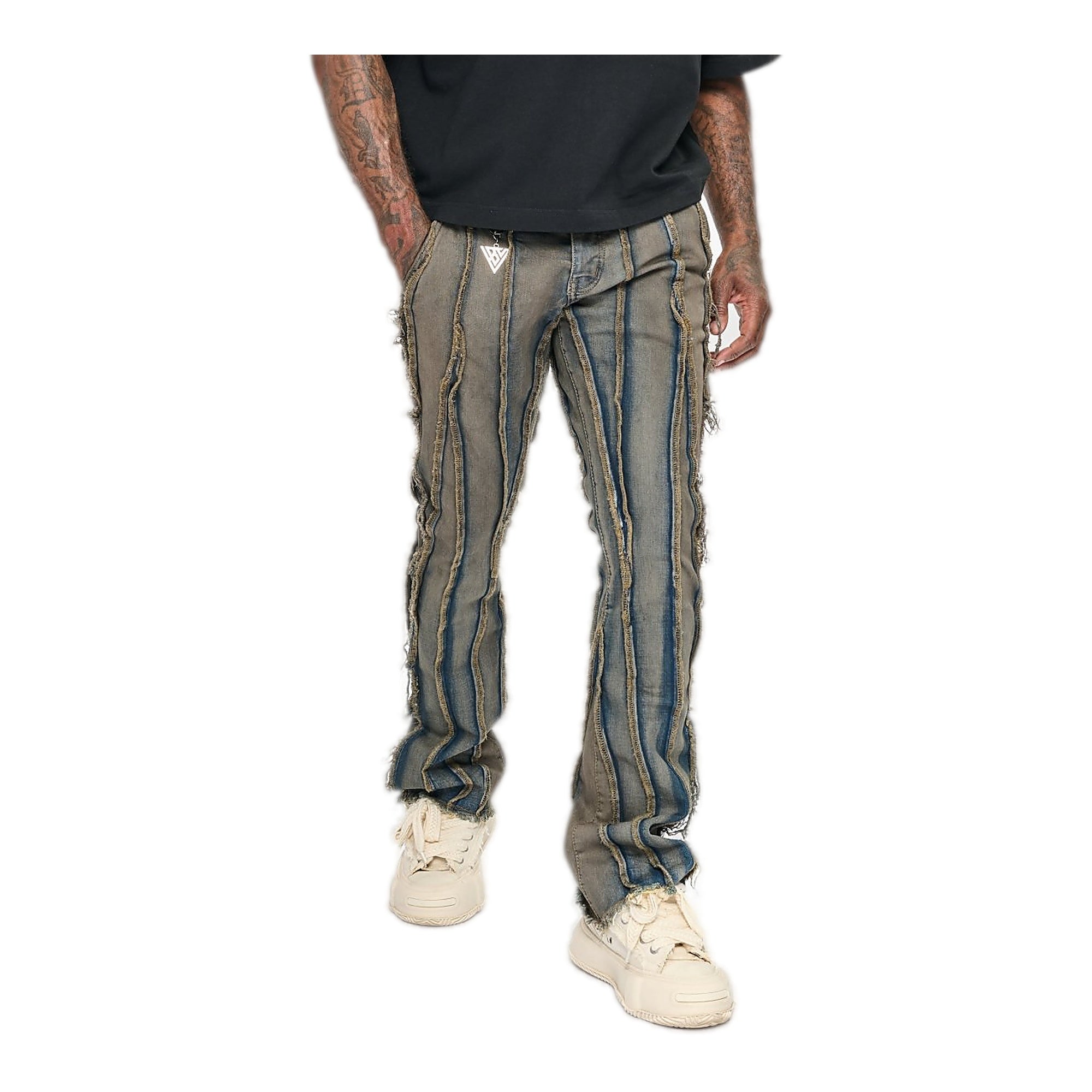 Valabasas Twisted Dirty Vintage Stacked Denim Men's Jeans