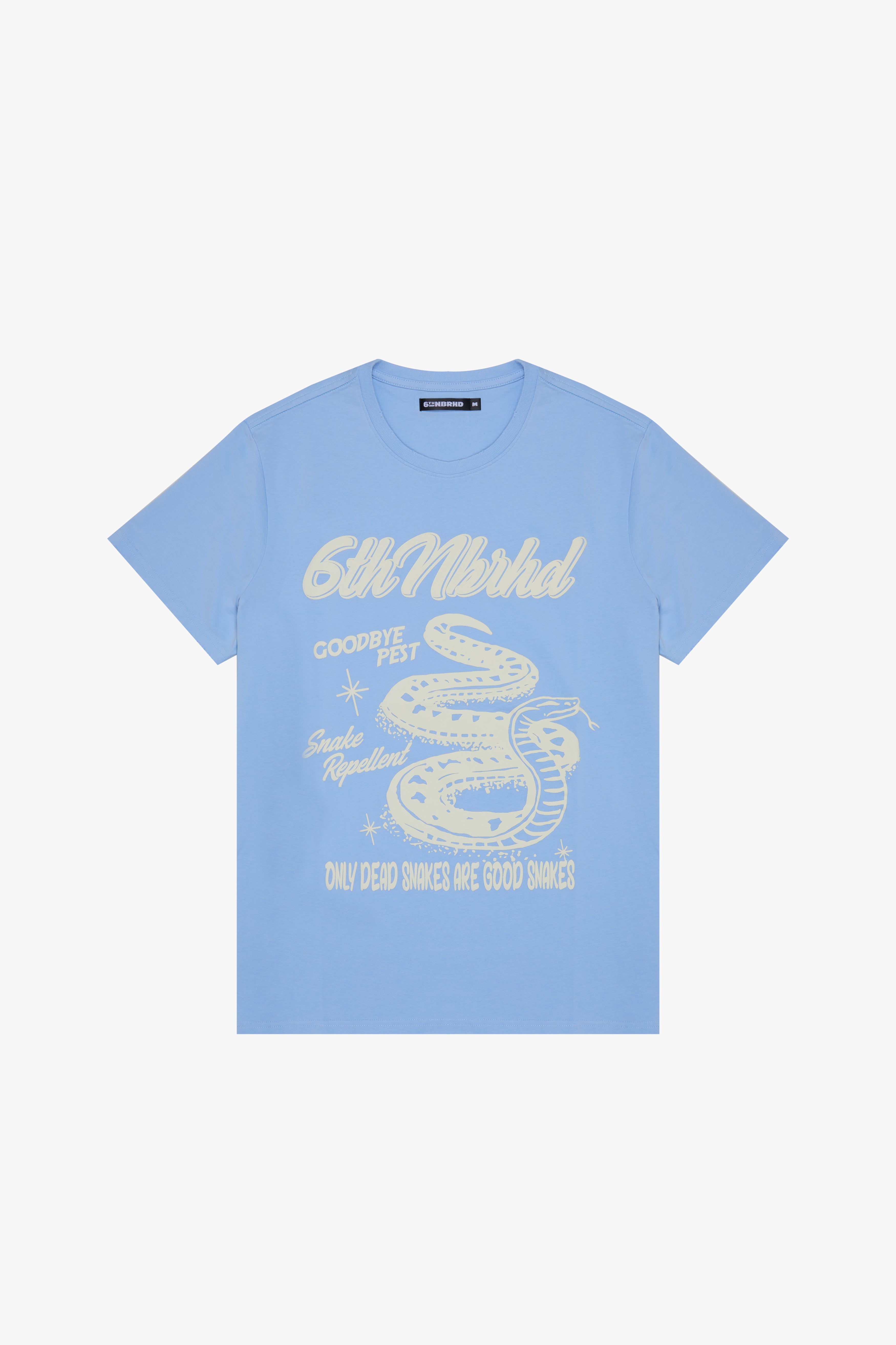 6Th Nbrhd Goodbye Pest T-Shirt - Blue