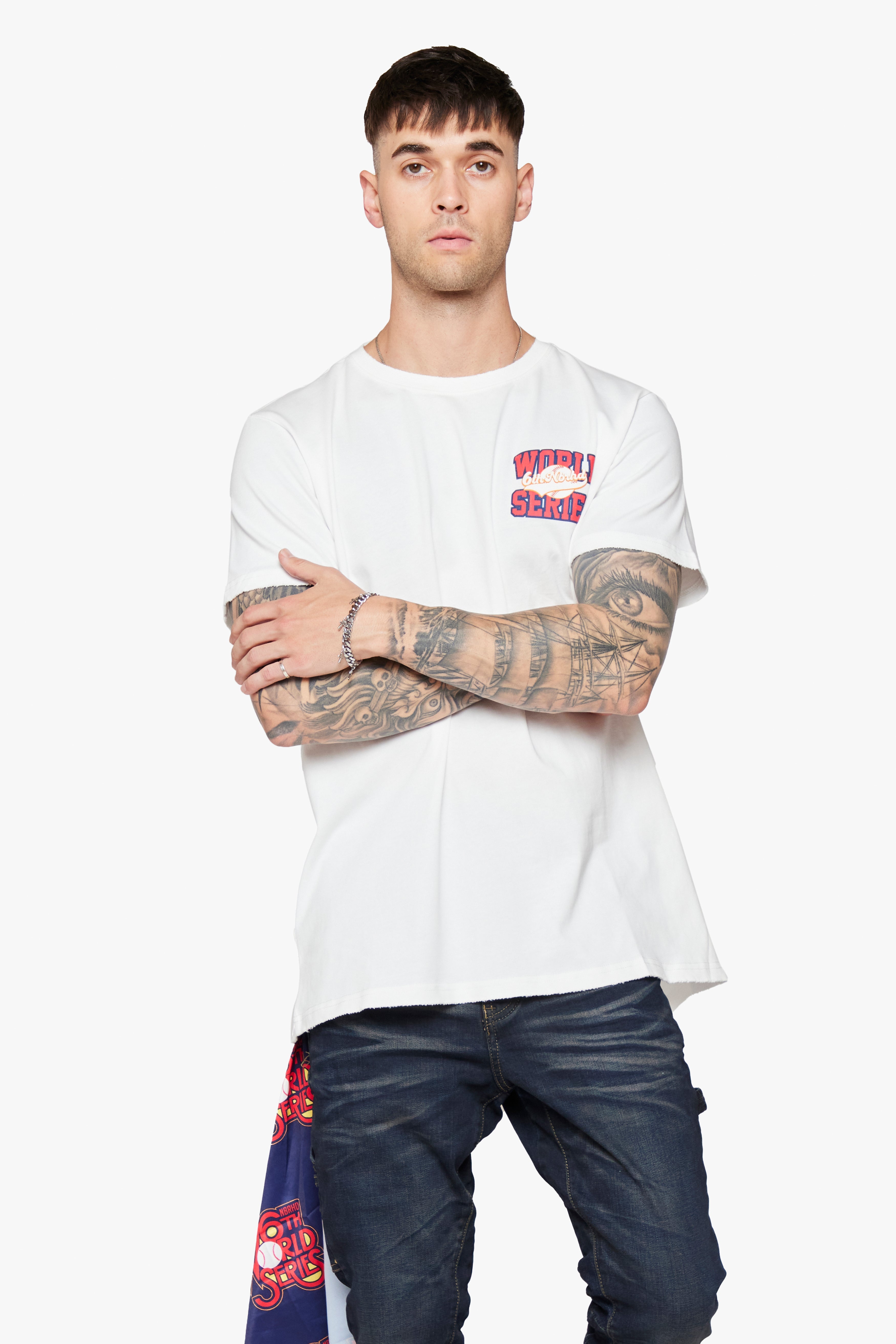 6Th Nbrhd Homerun Men's T-Shirt - White