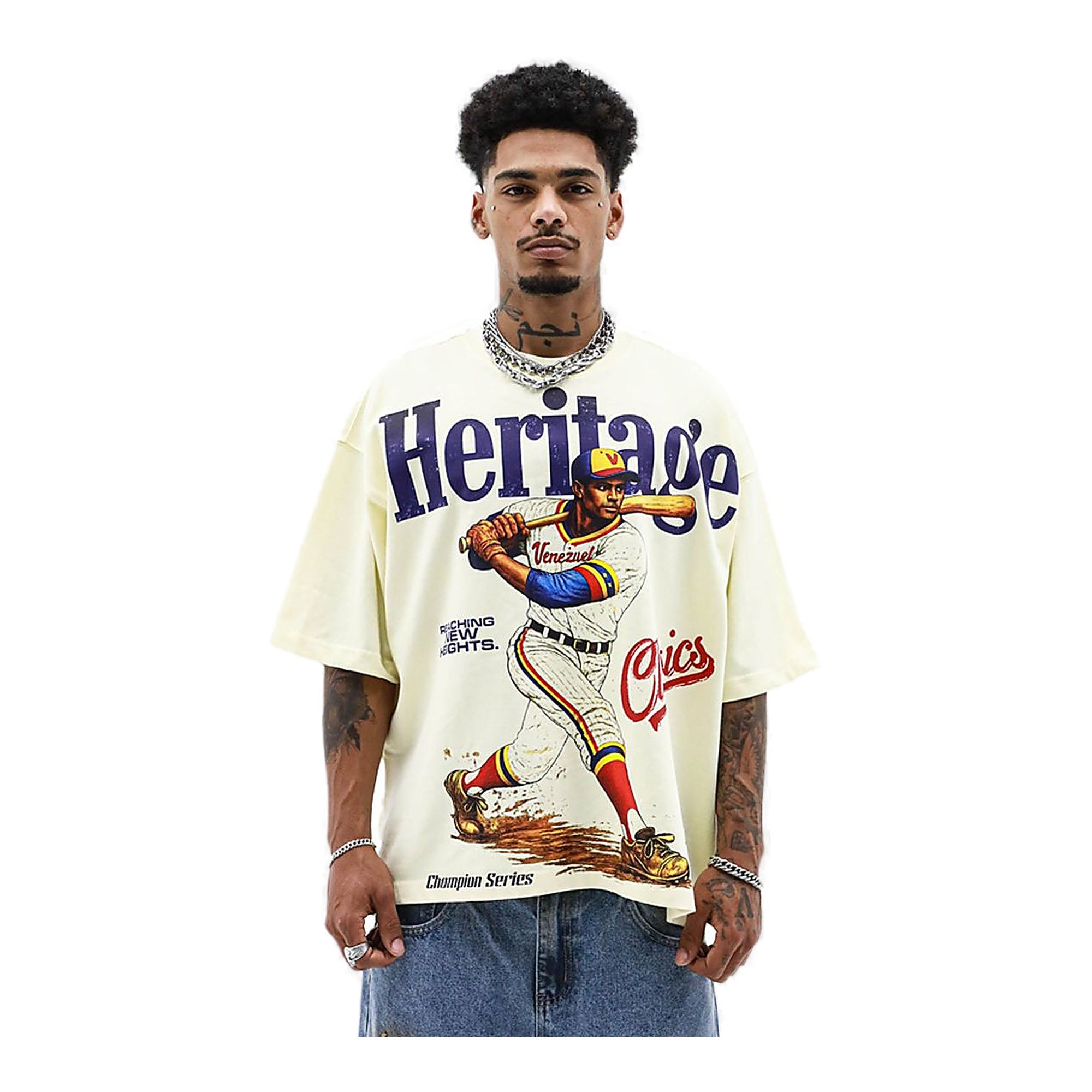 Heights Baseball T-Shirt - Oversized