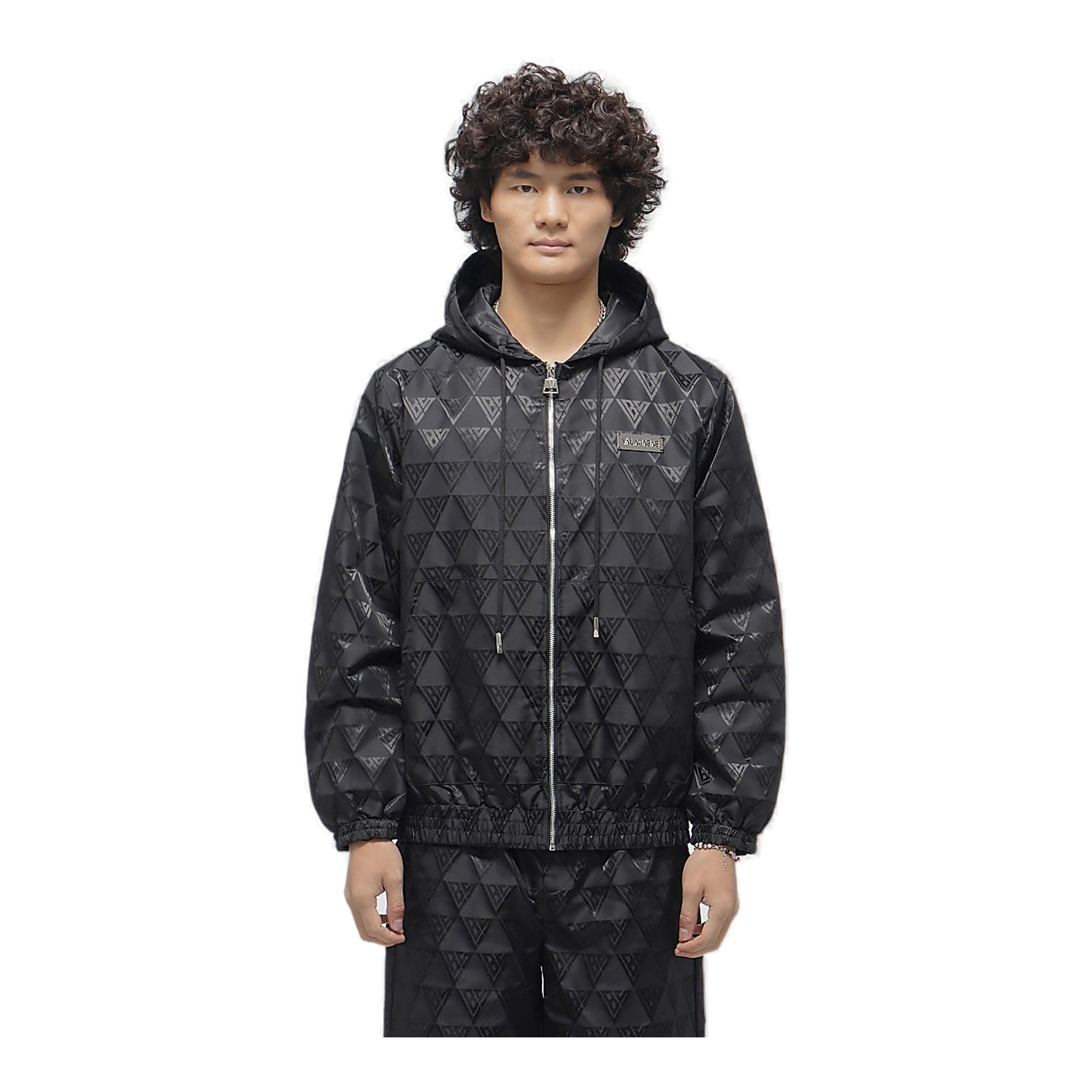 Valabasas Monogram Jacket - All-Over Print Black