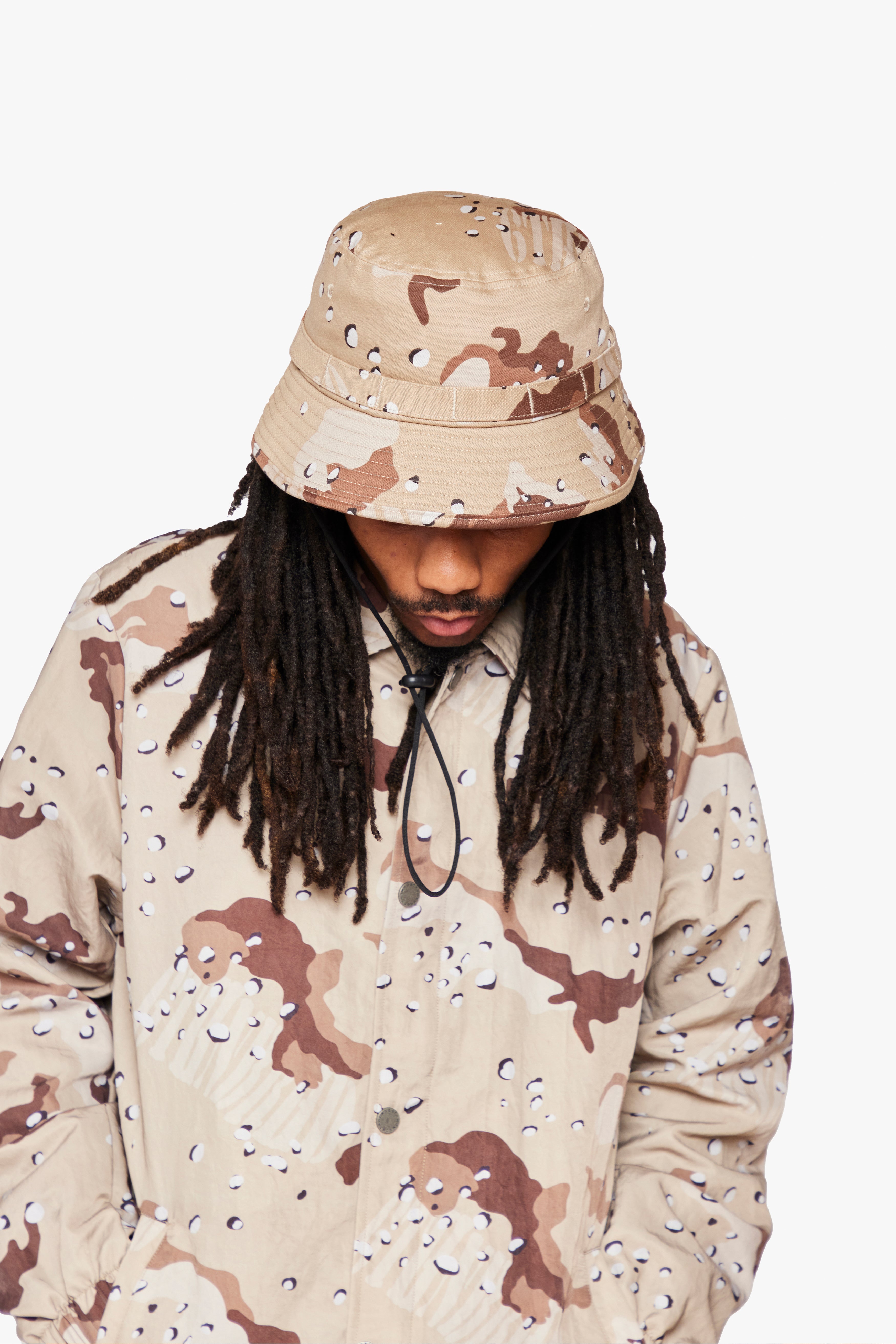 6Thneighborhood Camo Bucket Hat - Bungee Cord