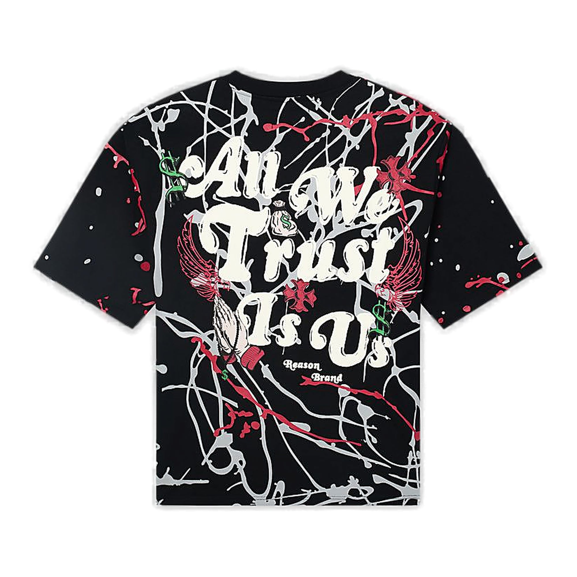 Reason Brand Splatter T-Shirt - Graphic