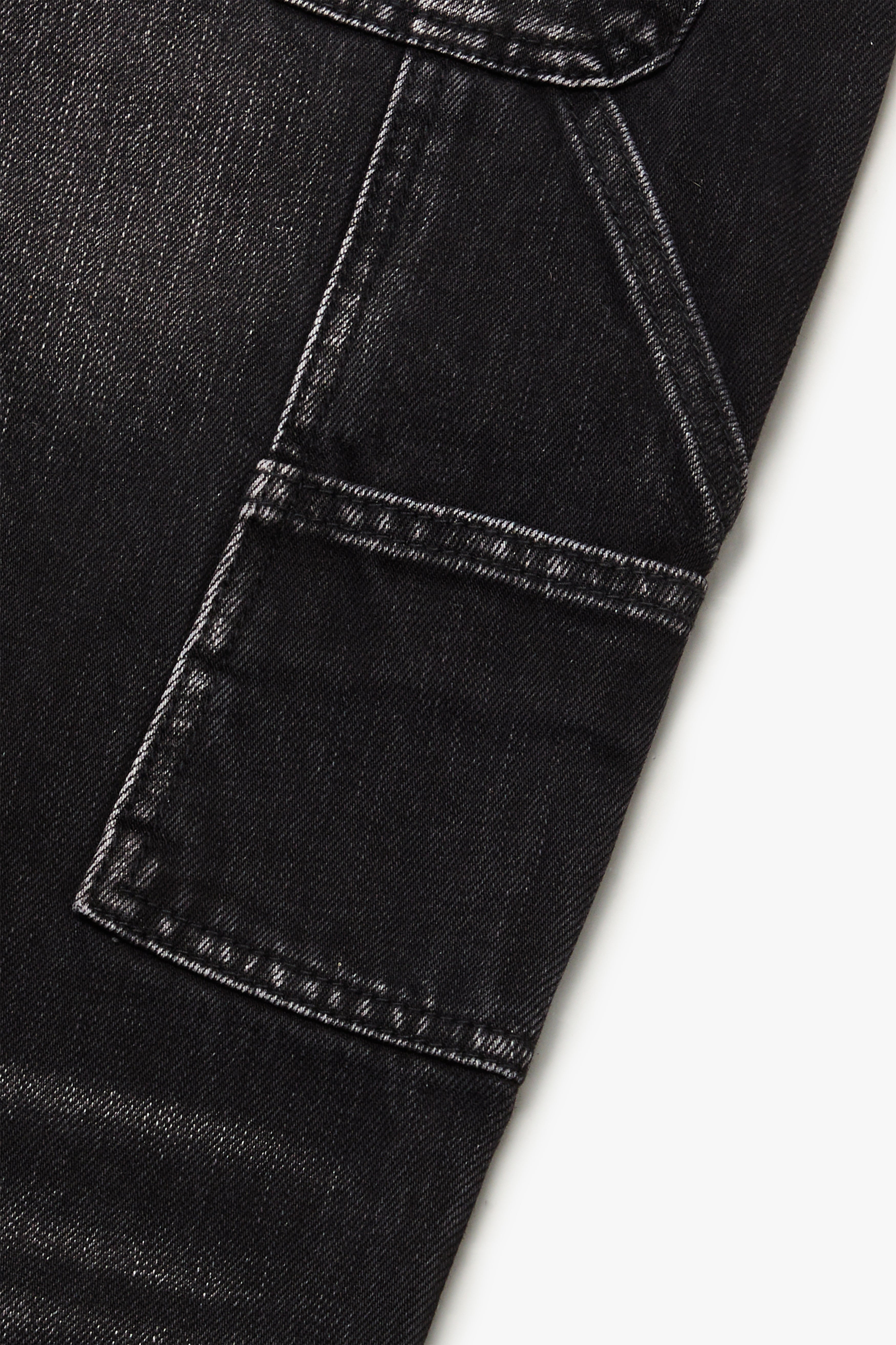 "INGENUITY" BAGGY JEAN BLACK WASHED