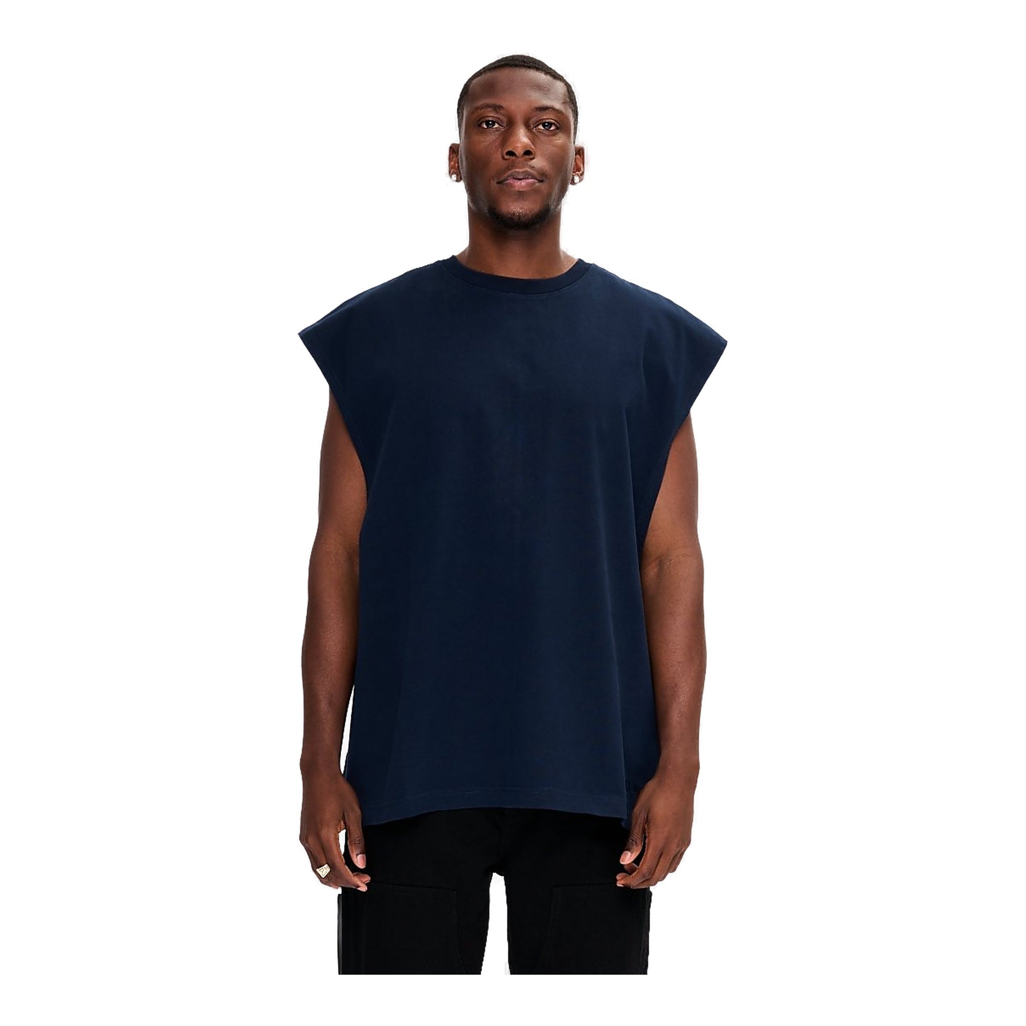 Valabasas Essential Sleeveless Tee - Navy