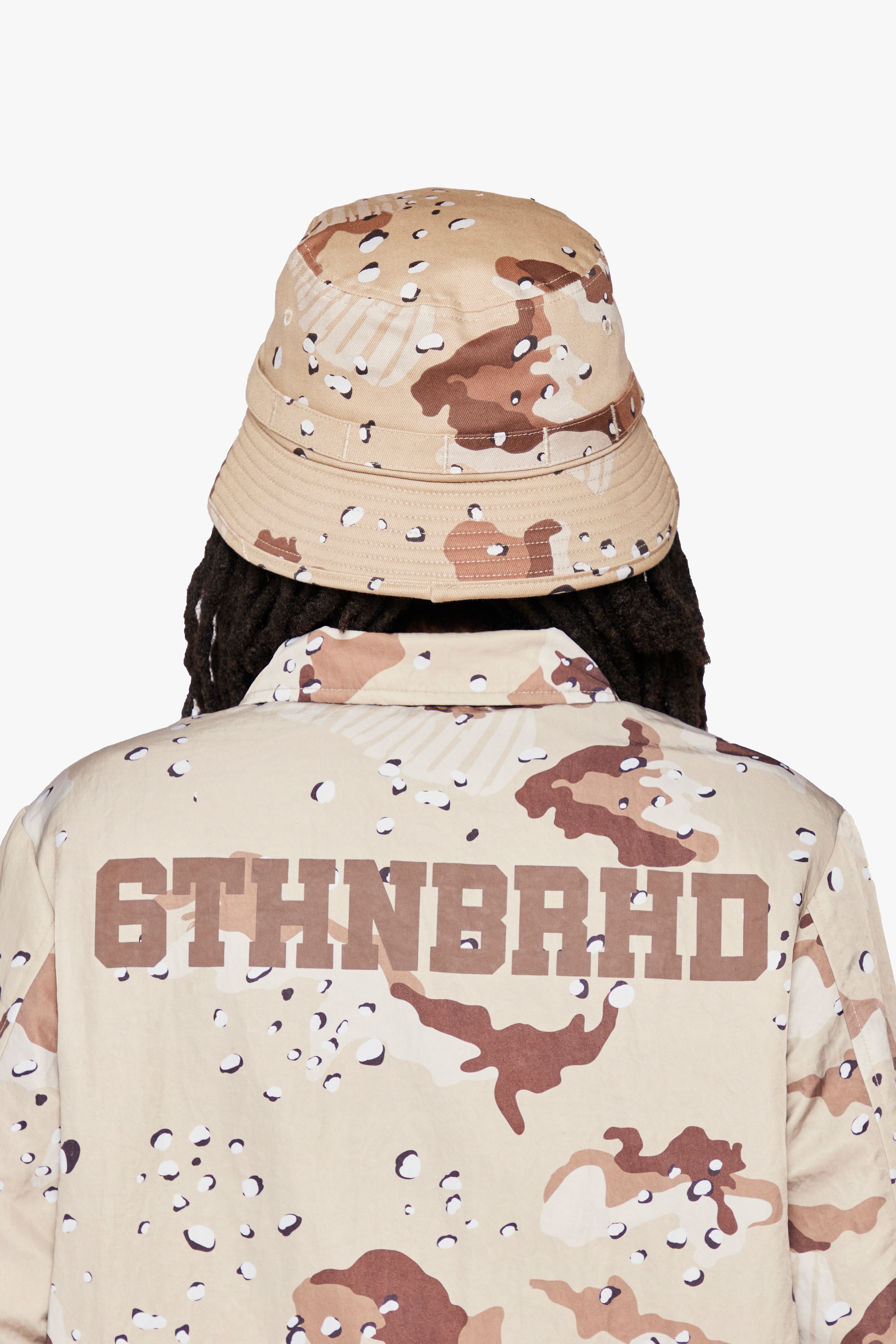 6Thneighborhood Camo Bucket Hat - Bungee Cord