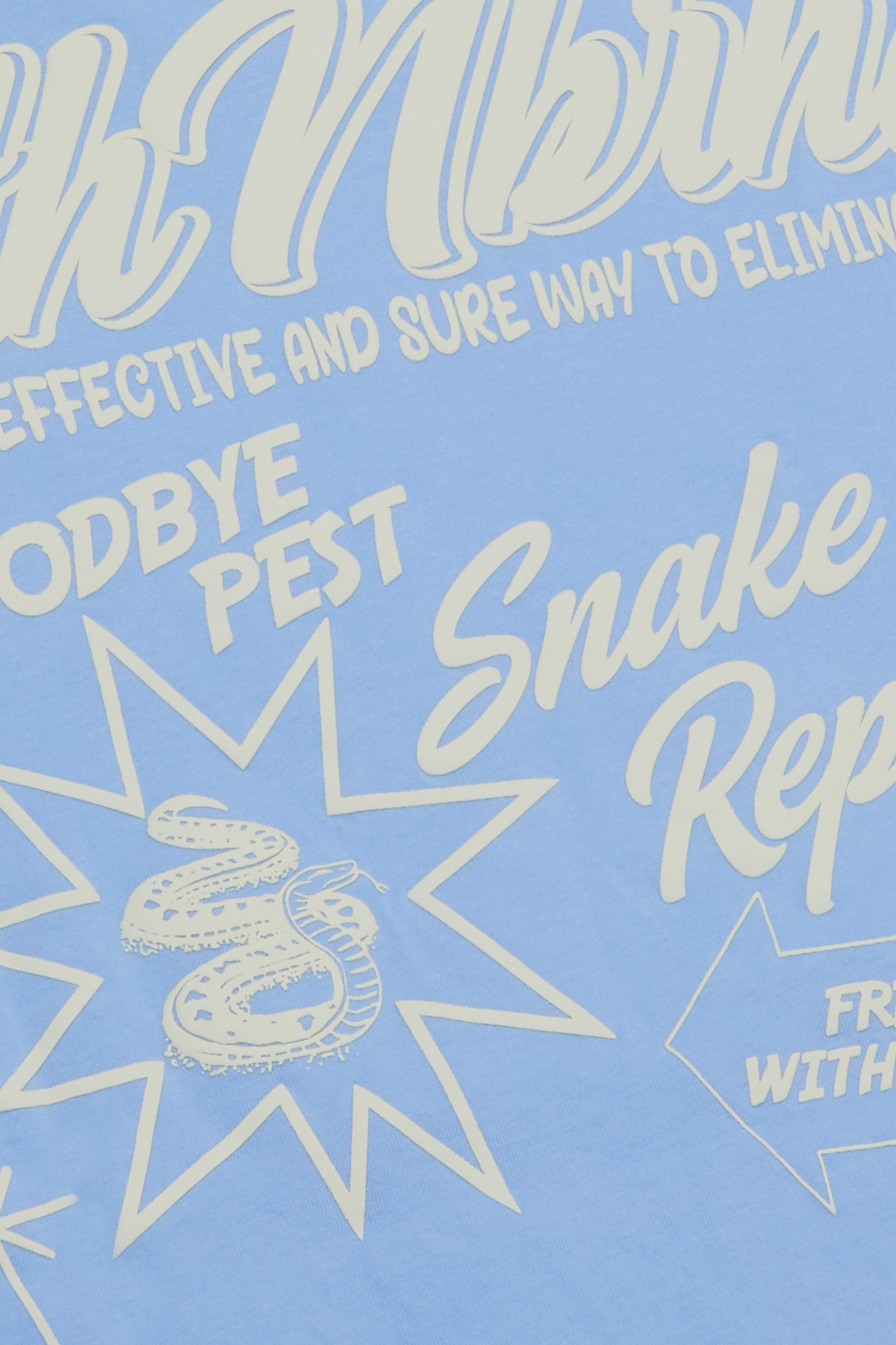 6Th Nbrhd Goodbye Pest T-Shirt - Blue