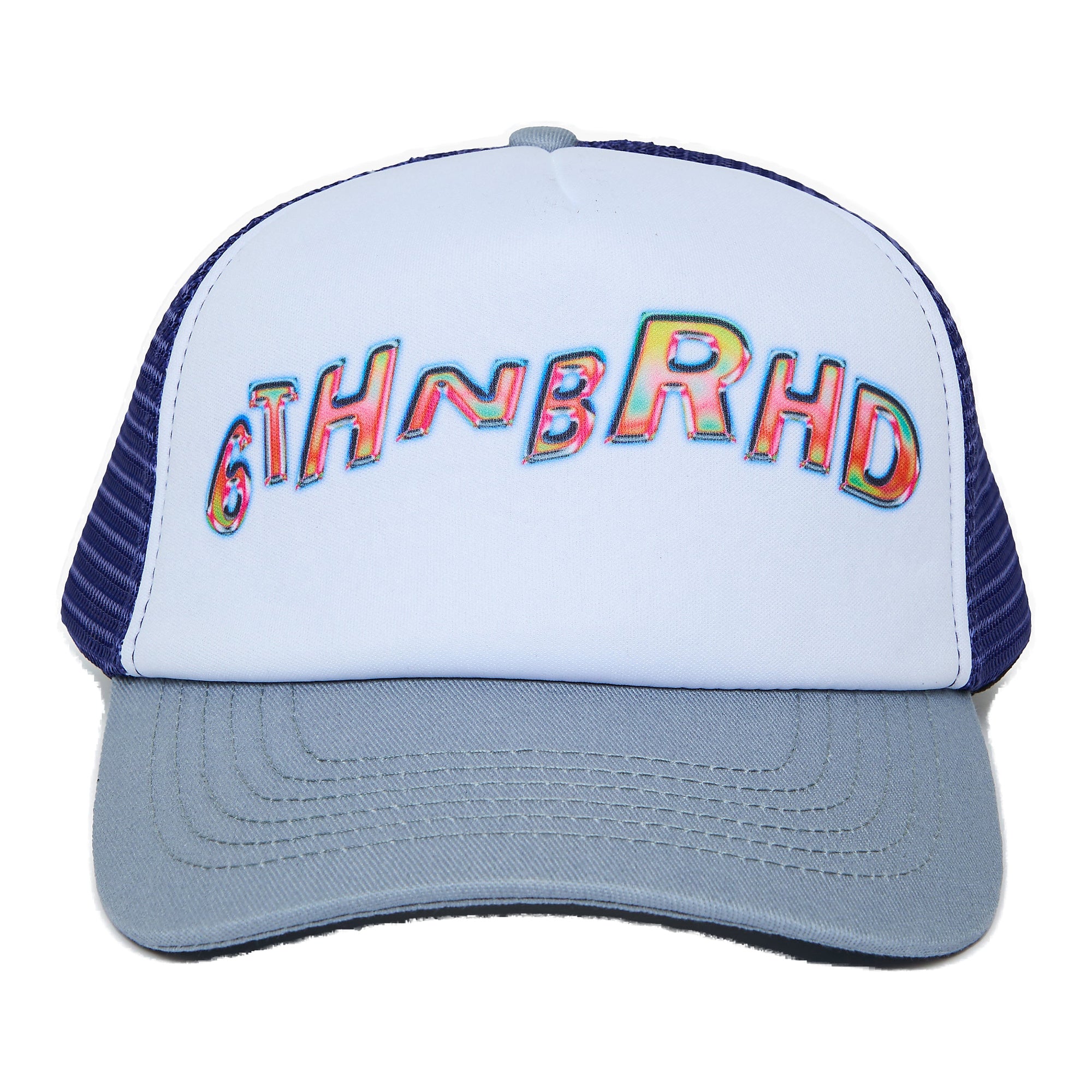 6Thneighborhood Gradient Logo Snapback Hat - Structured