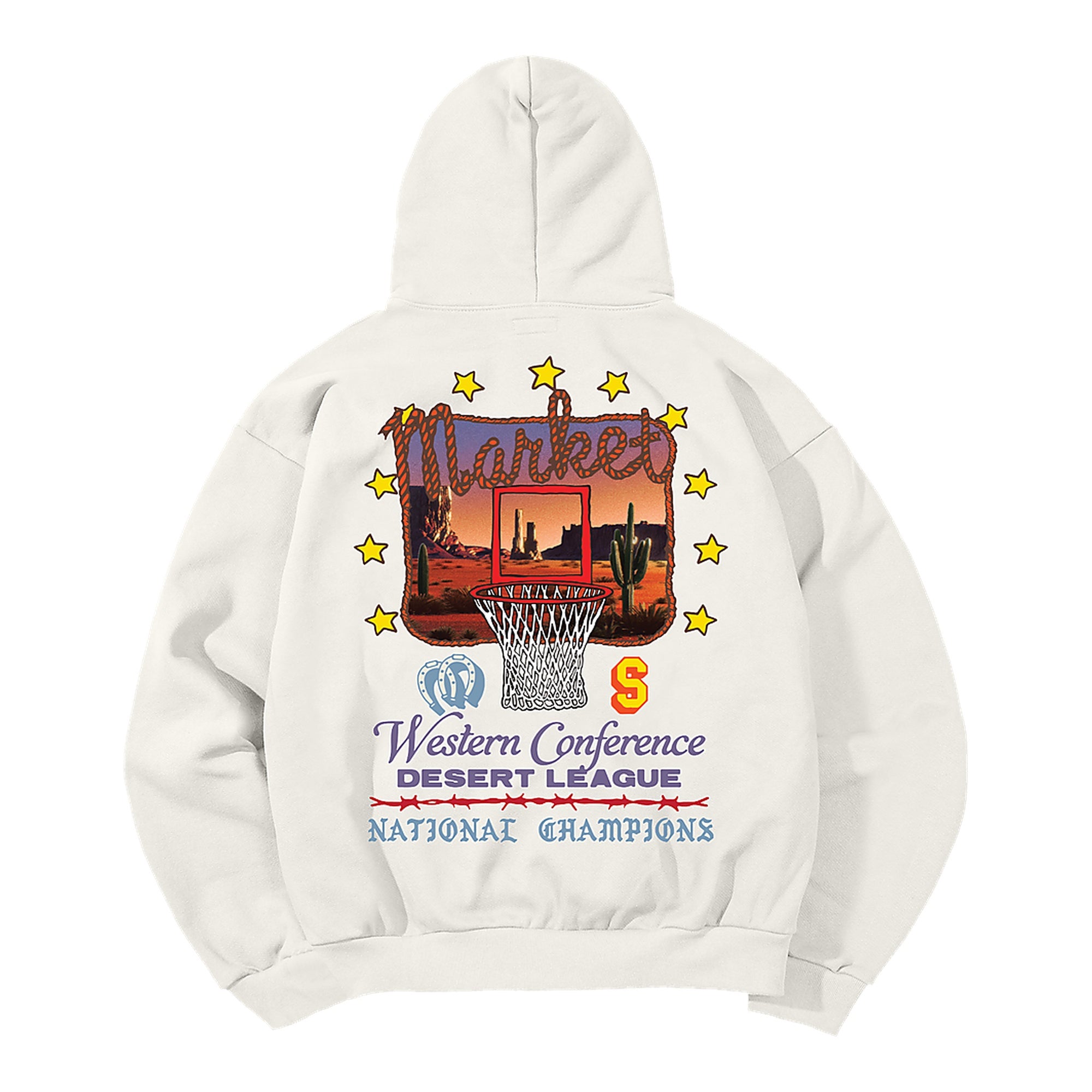 Market Desert League Hoodie - White