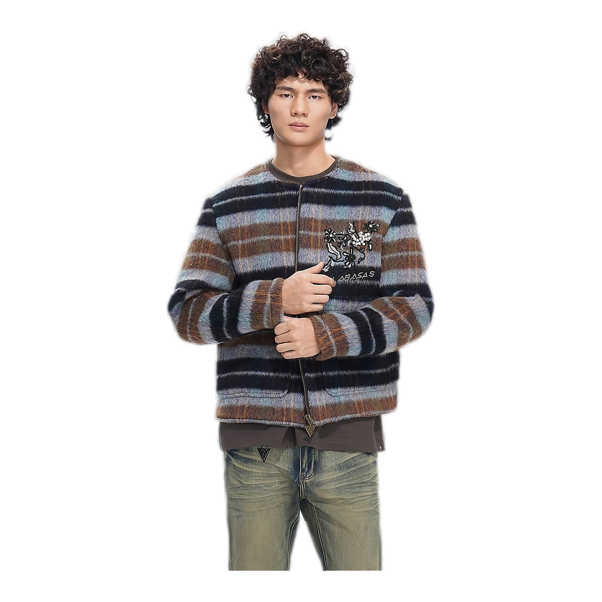 Valabasas Velour Jacket - Striped