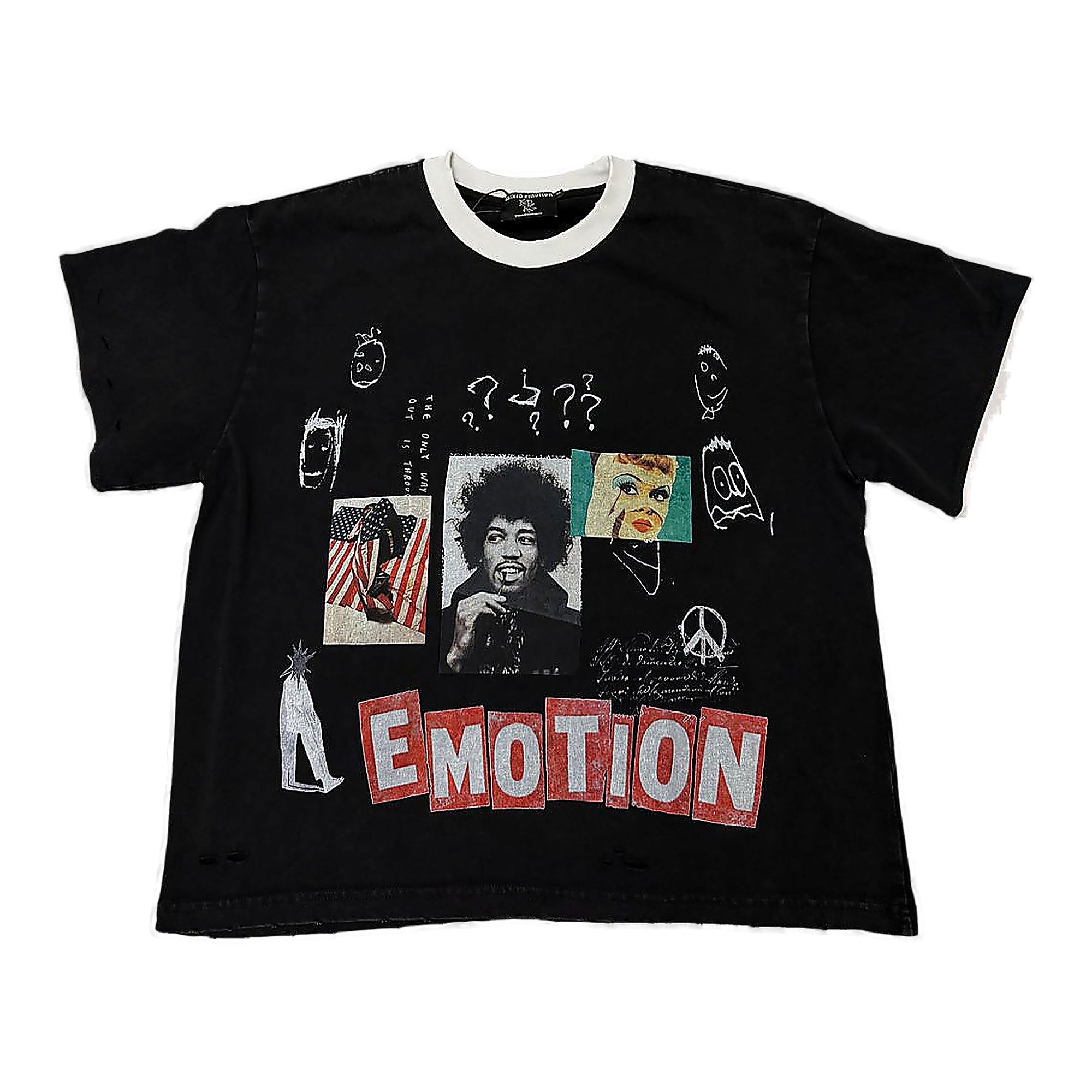 Mixed Emotion Graphic Tee - Graphic Black