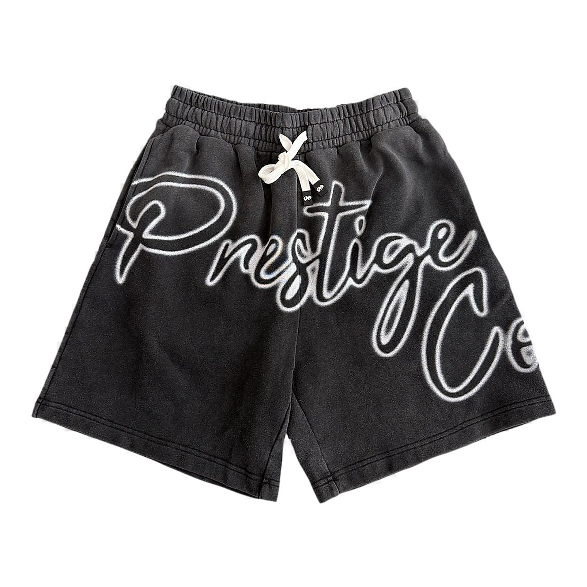 Prestige Denim Signature Shorts - Graphic Black