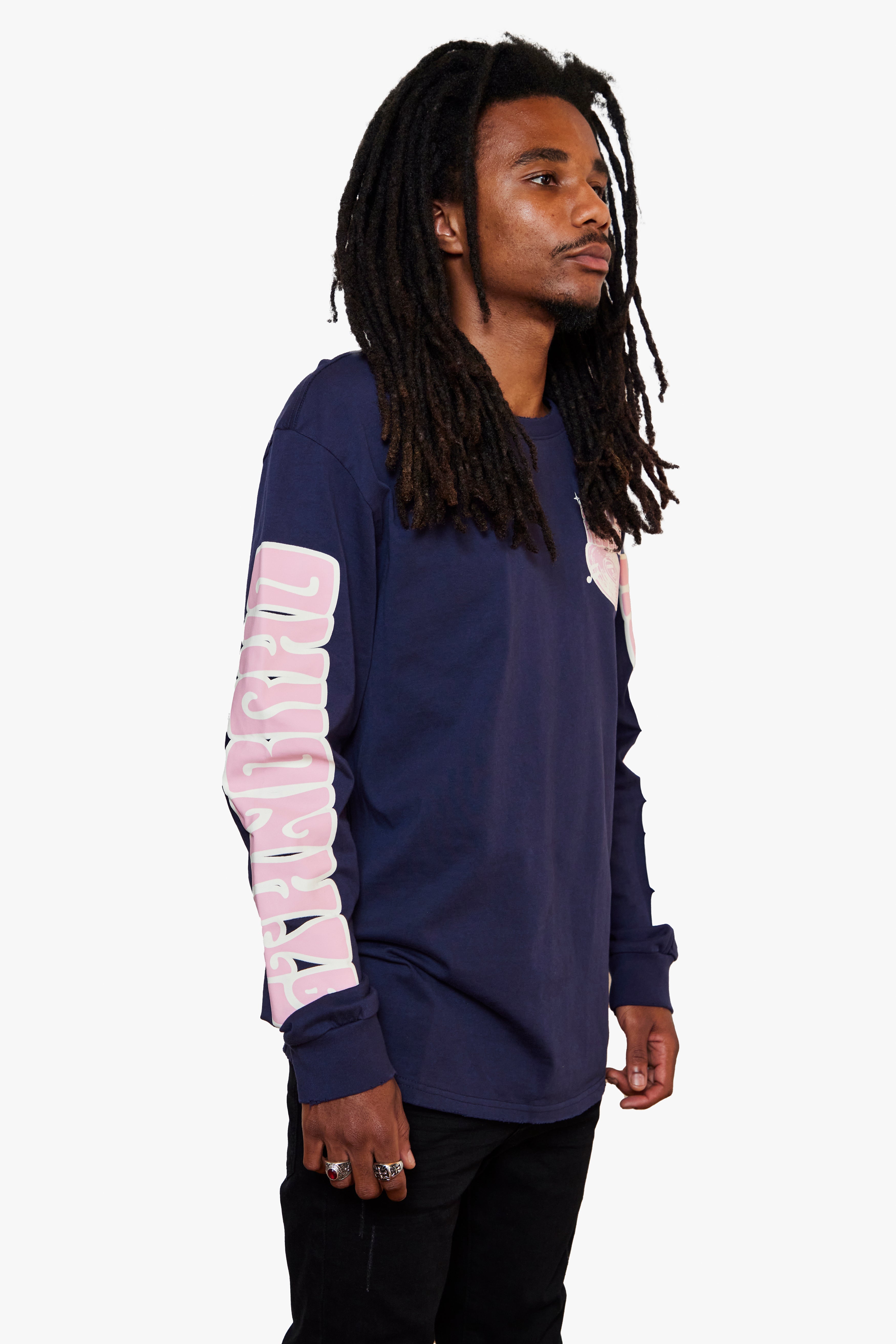 6Th Nbrhd Records Men's T-Shirt - Navy