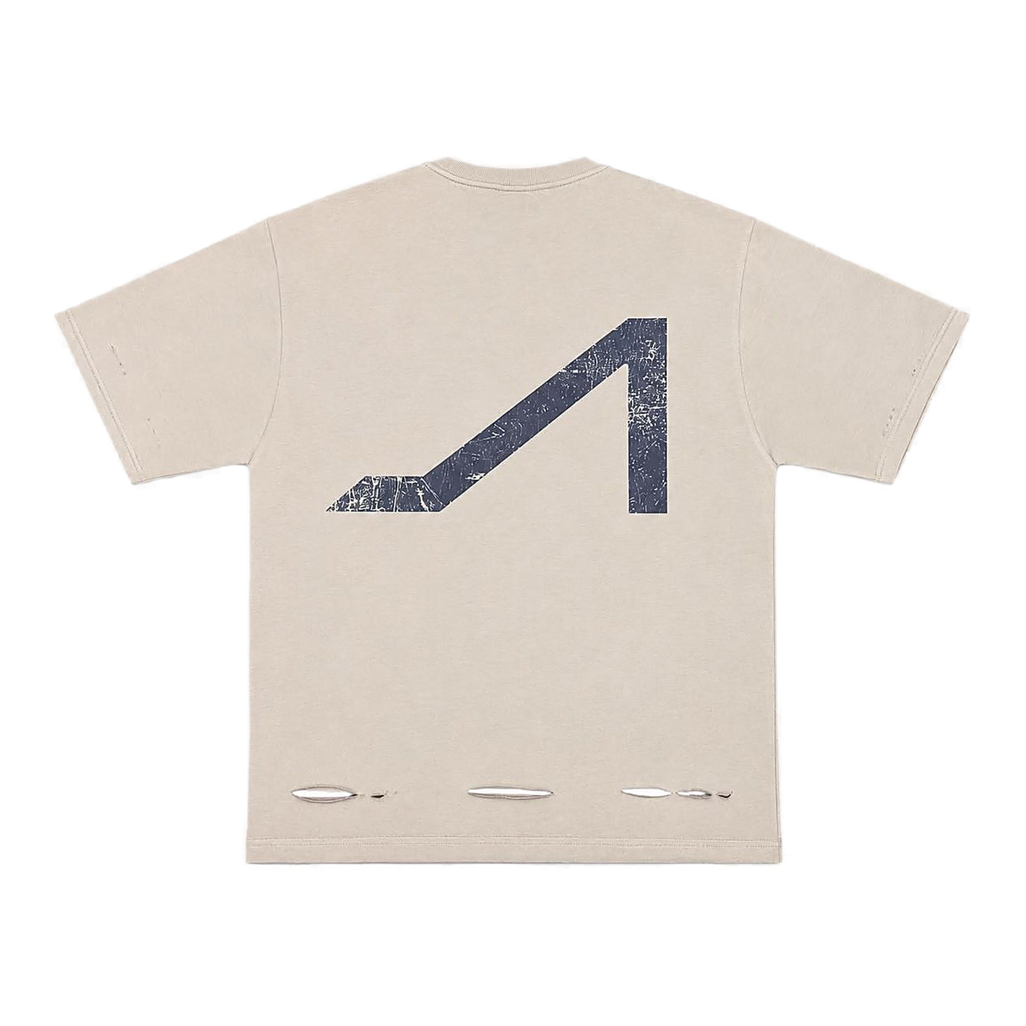 Apolinar Distressed Tee - Graphic Sand