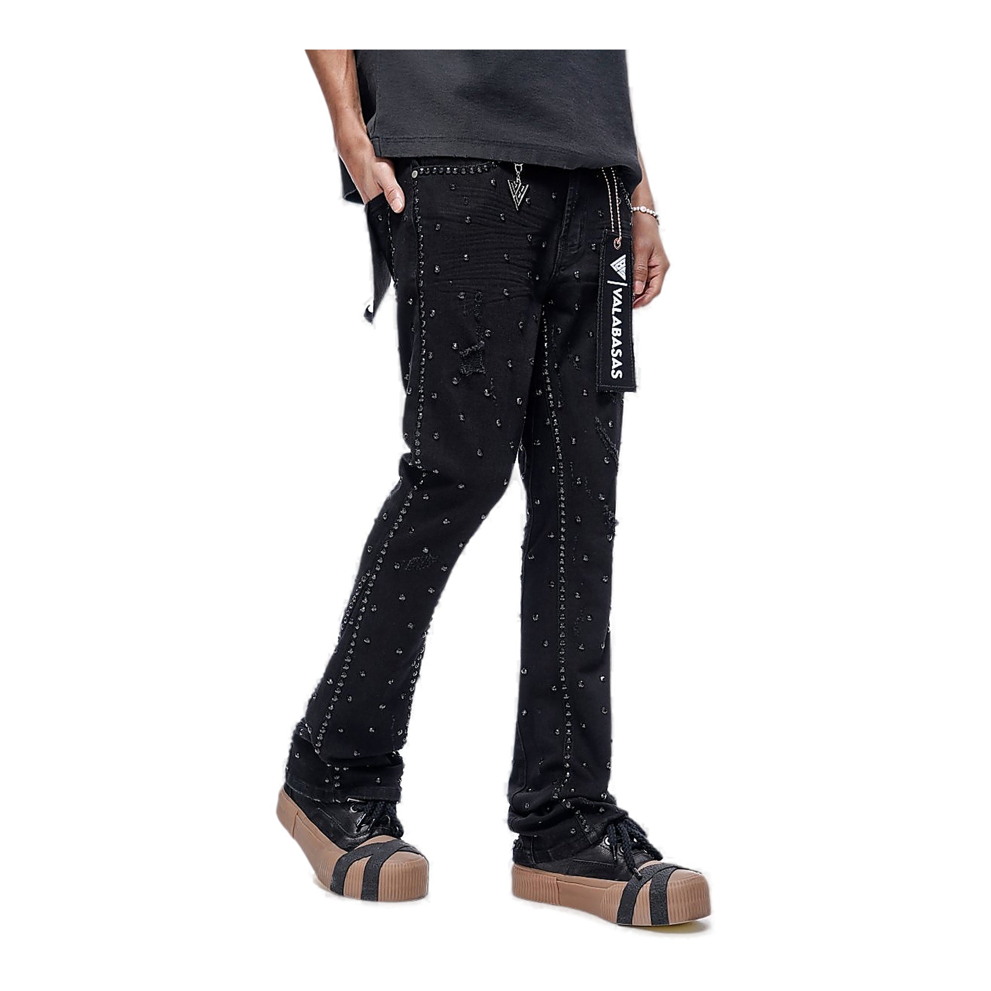 Valabasas Canal Jeans - Rhinestone Stacked