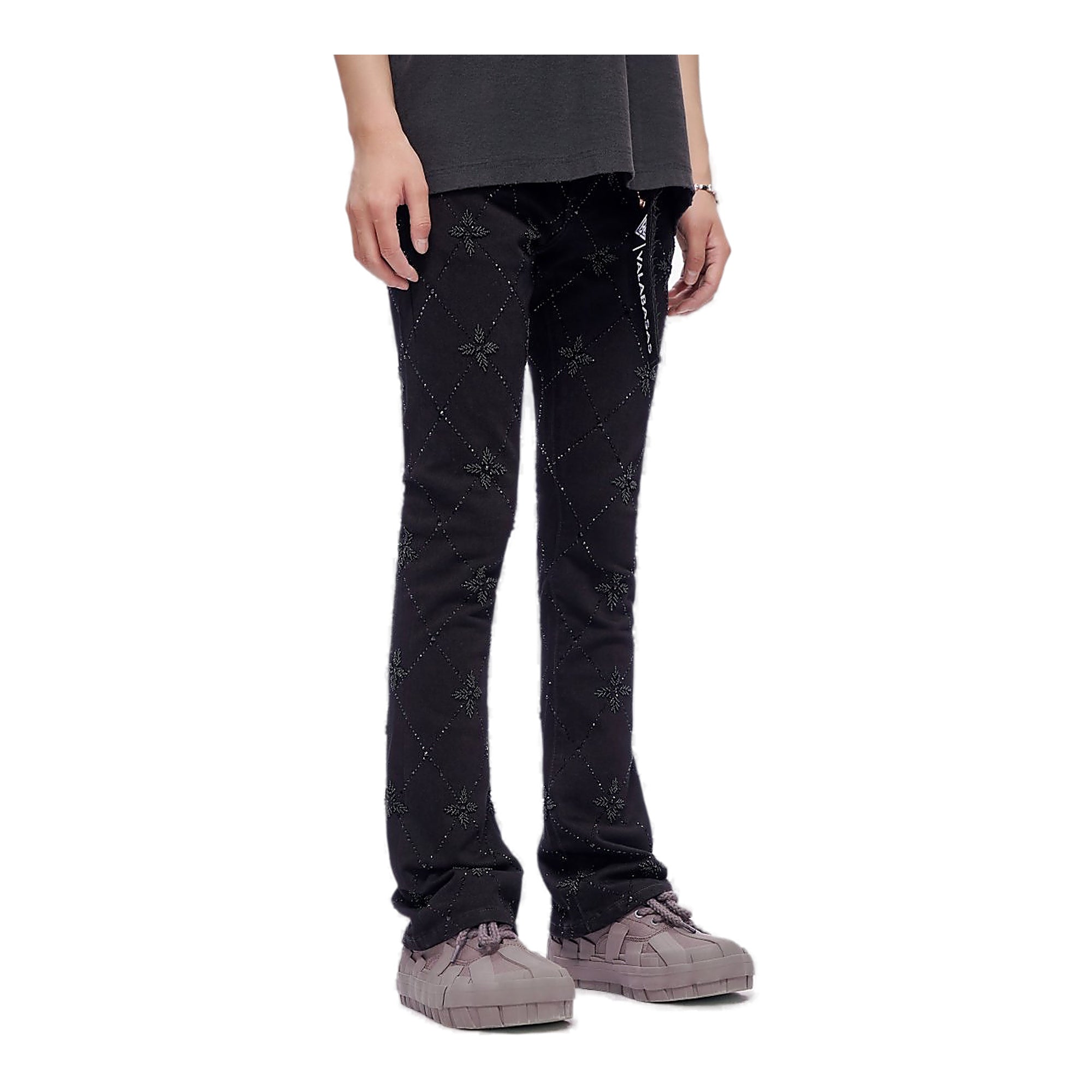 Valabasas Embroidered Jeans - Stacked