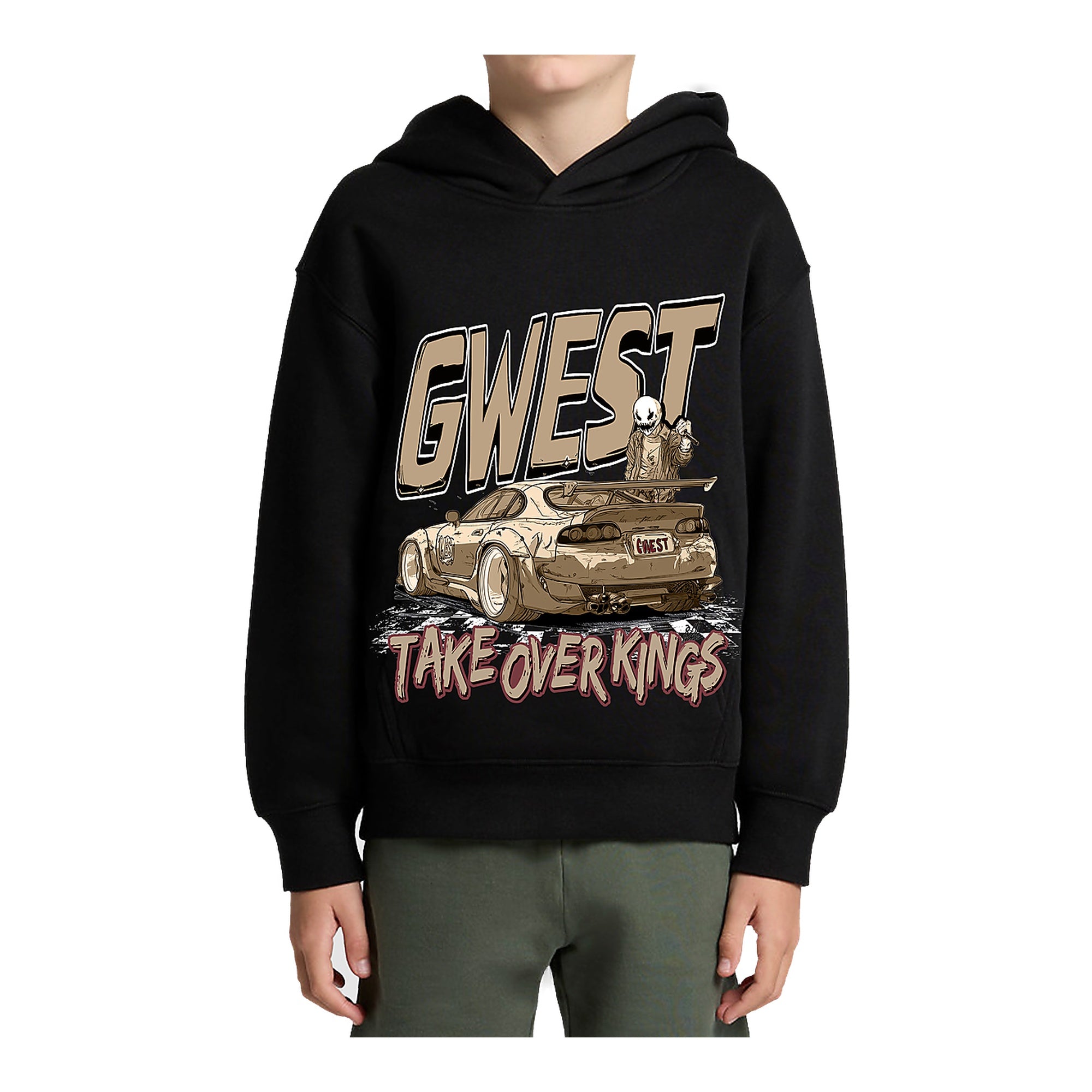G-West Claim The Crown Youth Hoodie - Graphic Print