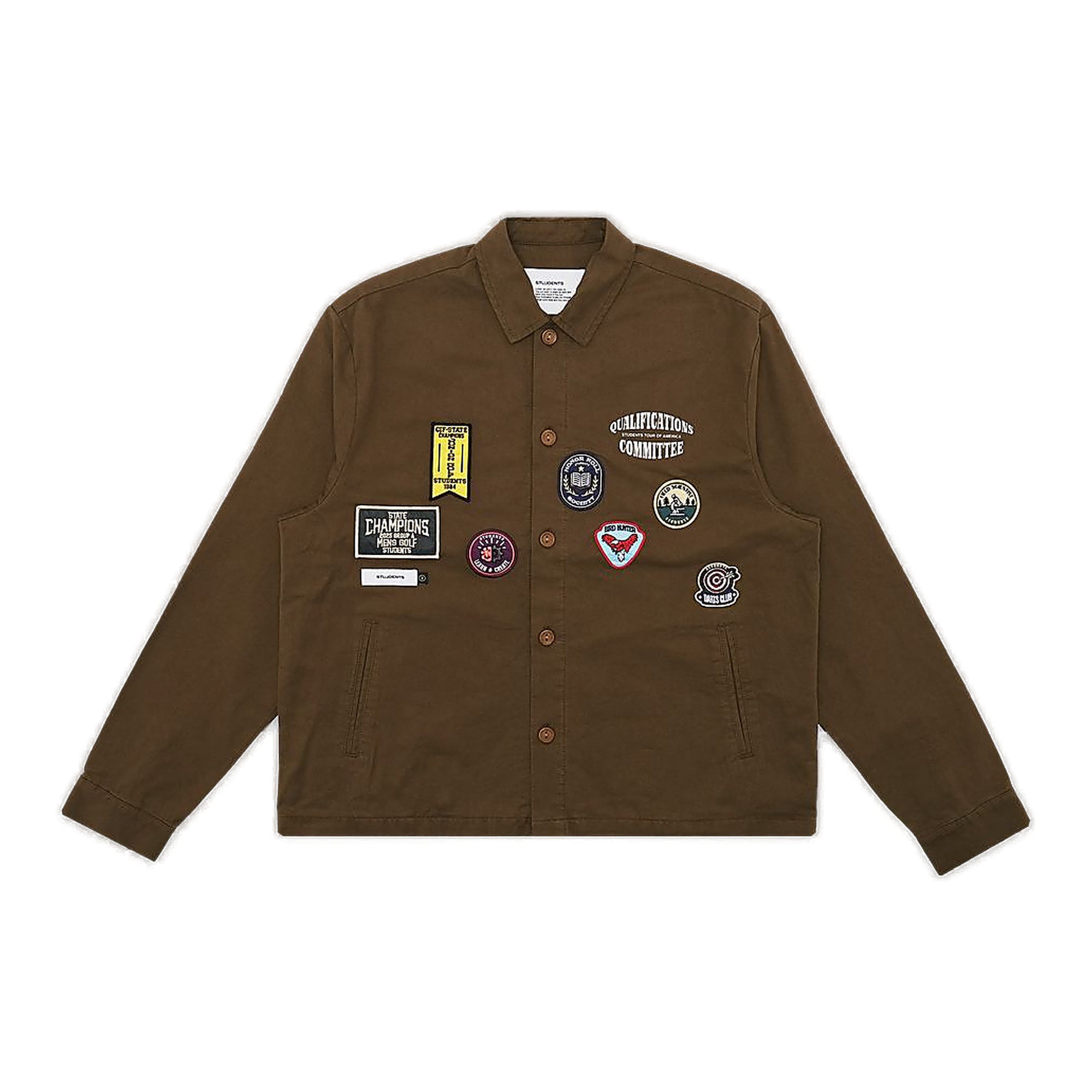 Students Patchwork Jacket - Embroidered