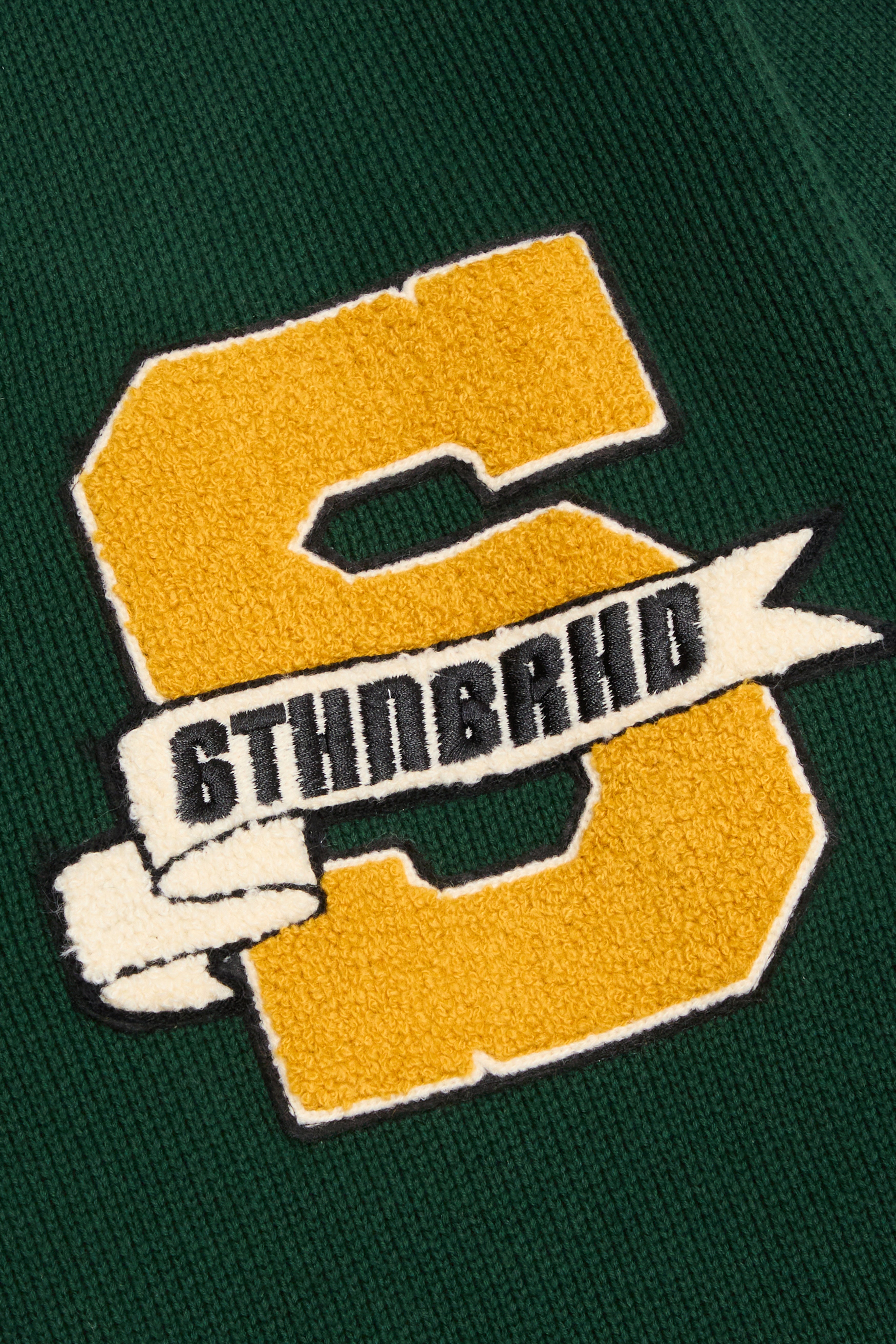 6Thneighborhood Collegiate Cardigan Sweater - Embroidered