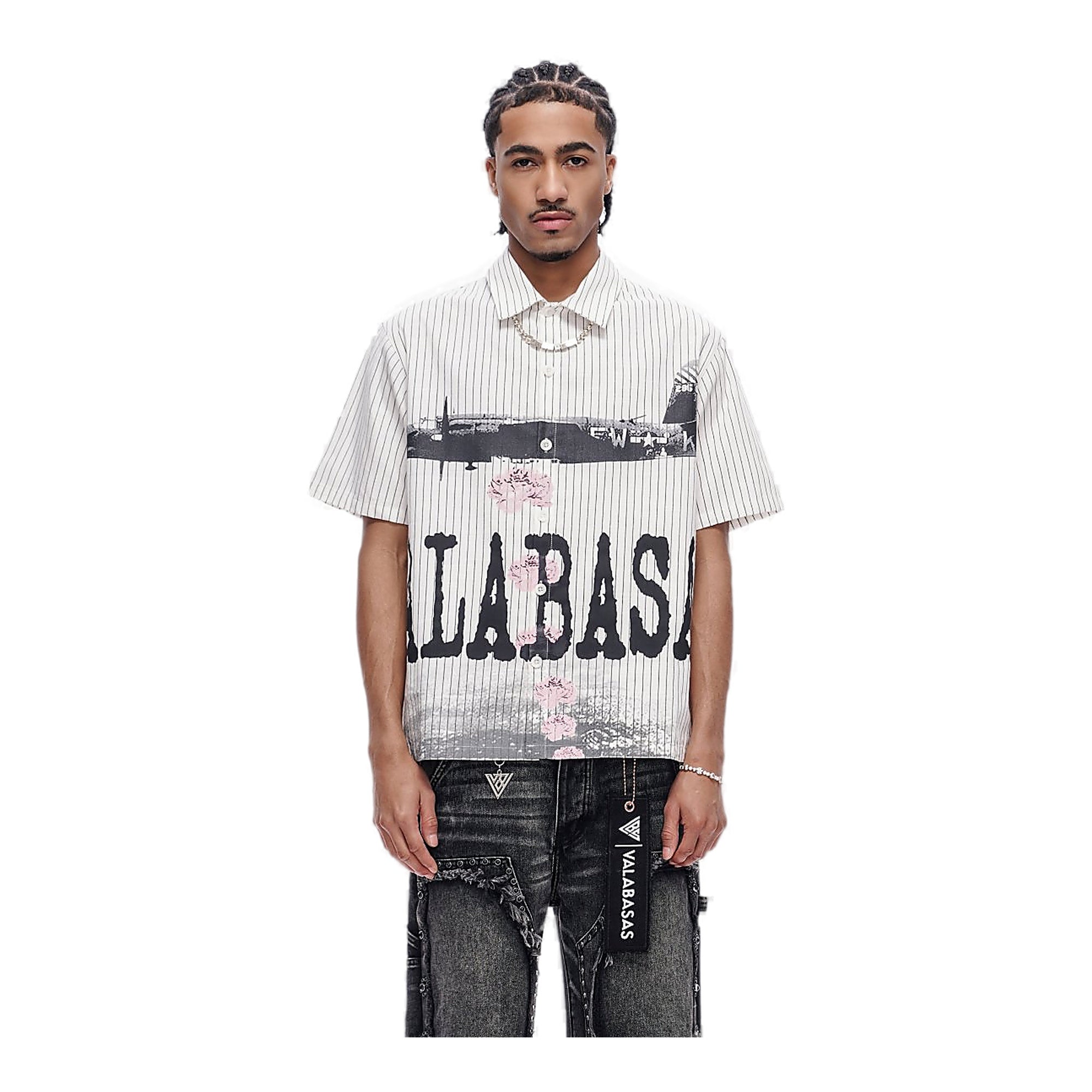 Valabasas Floral Stripe Shirt - Relaxed Fit