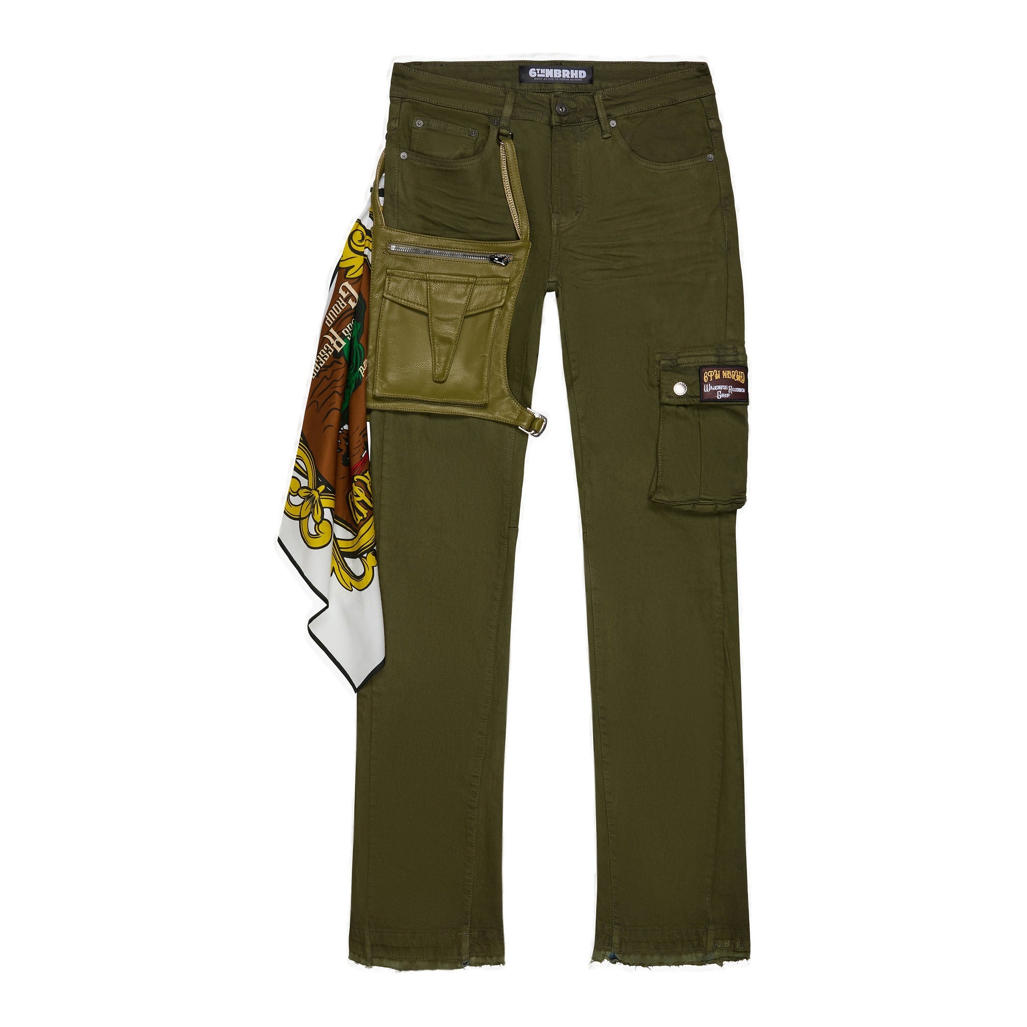 6Th Nbrhd Indiana Men's Jeans - Olive