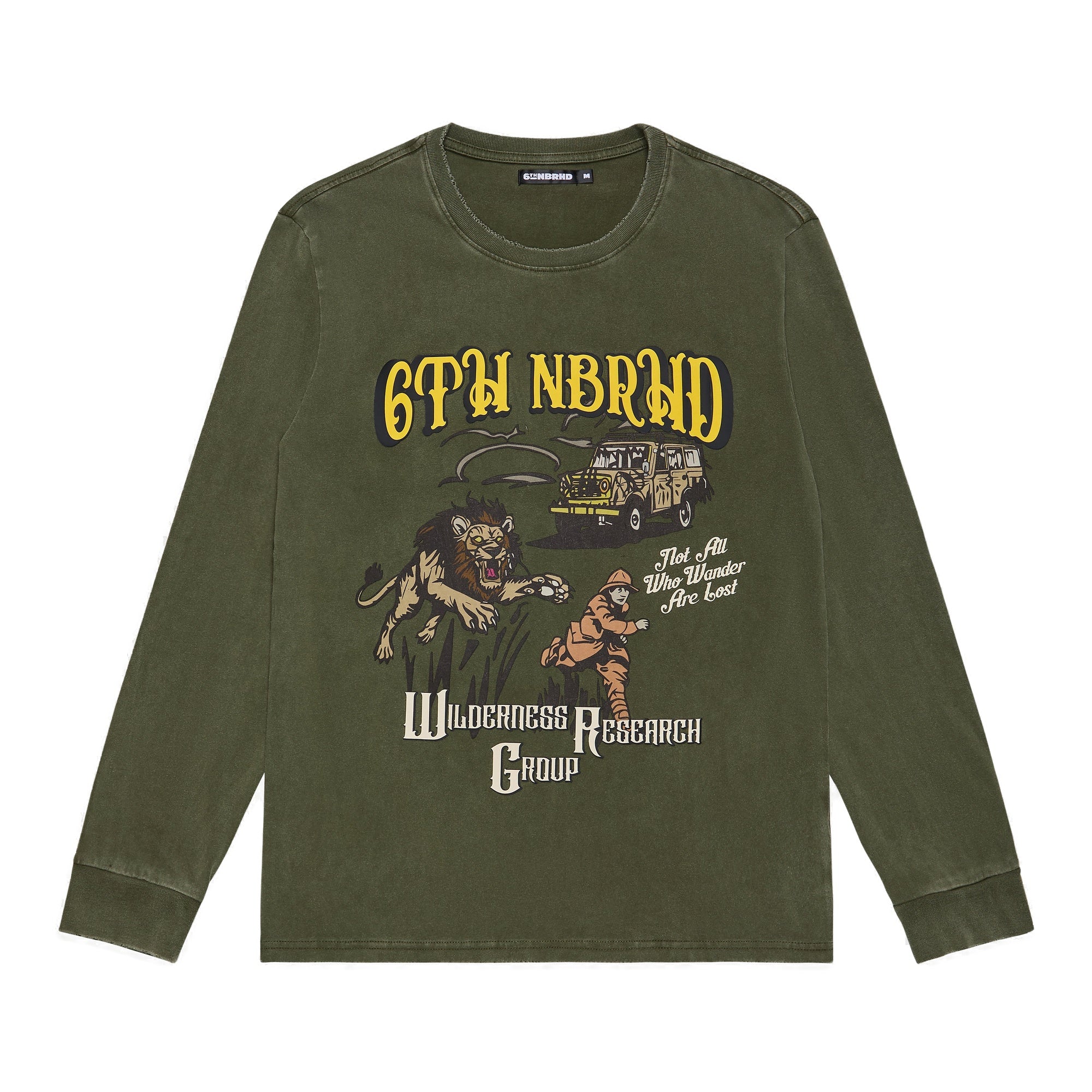 6Th Nbrhd Wilderness Men's T-Shirt - Olive