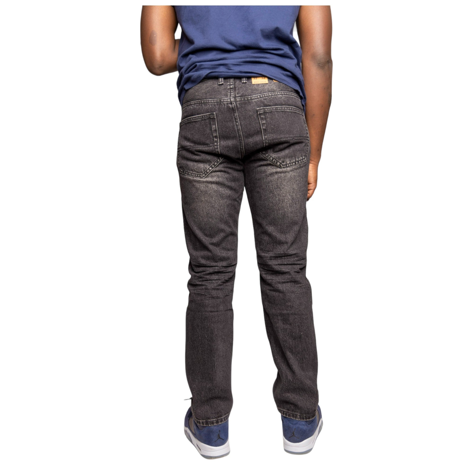 HAJJI DENIM - Men's Non-Stretch Denim - BLACK WASH