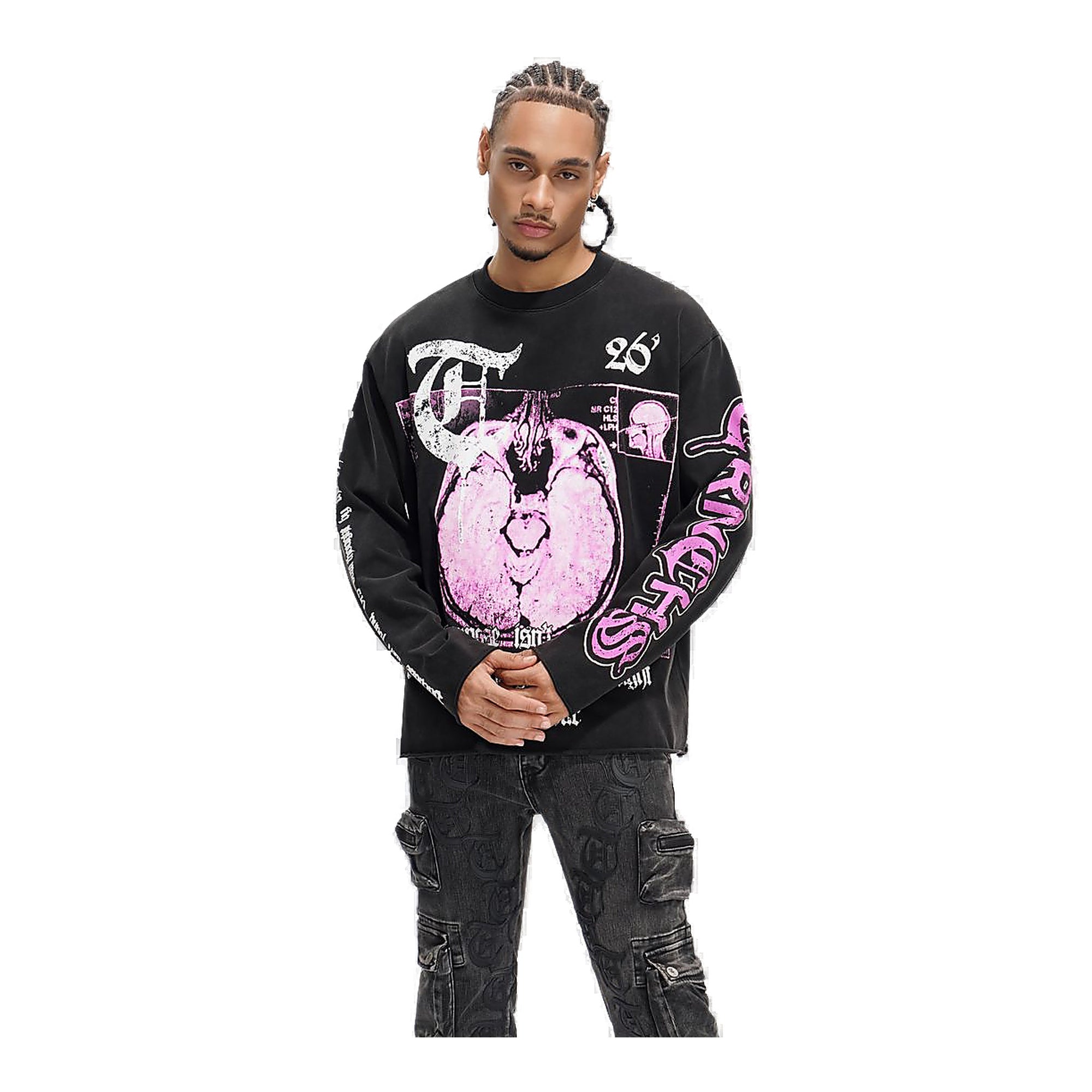 Trnchs Brain Scan Sweatshirt - Oversized Fit