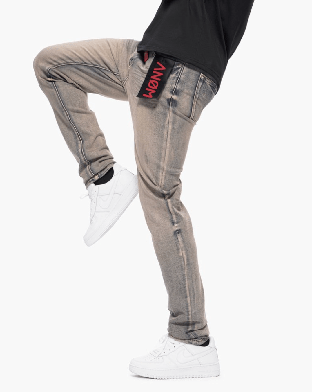 Men's 360 Skinny Mid Blue Wash Jeans