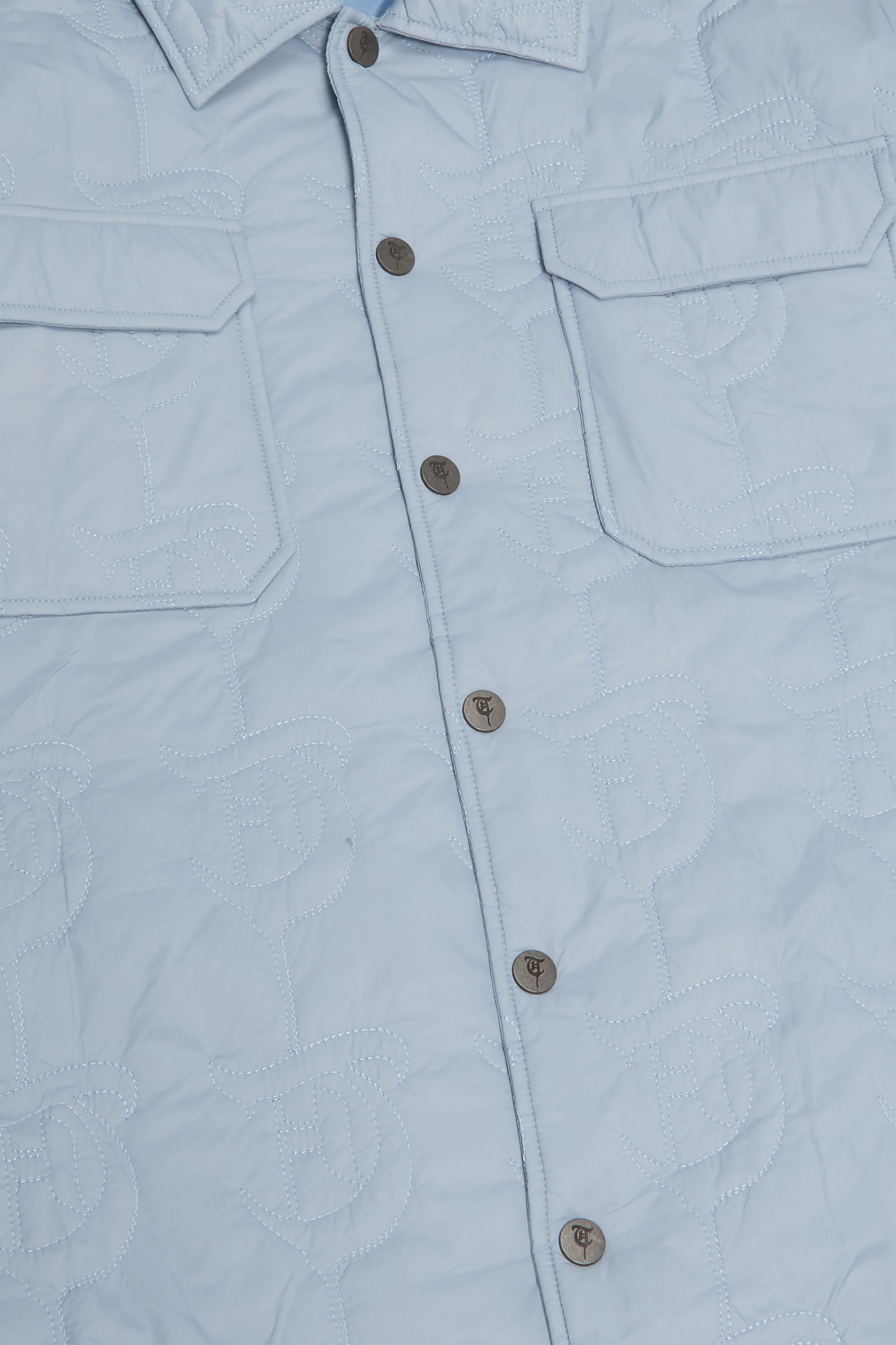 Trnchs Imprint Nylon Jacket - Quilted Pattern