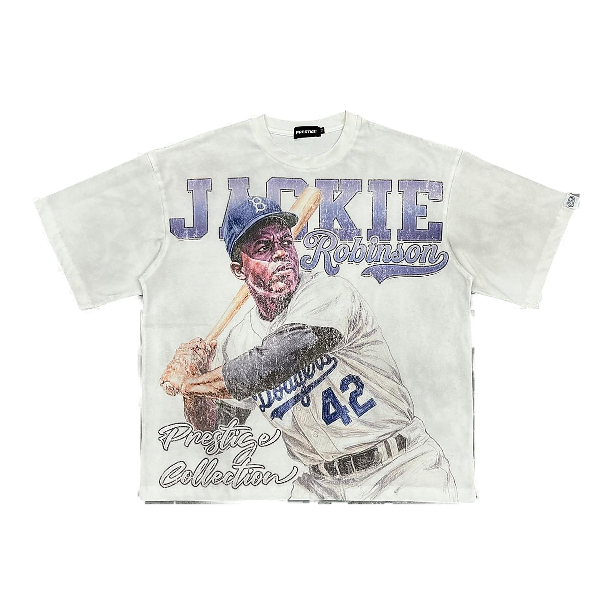 Prestige Denim Robinson Tee - Graphic White
