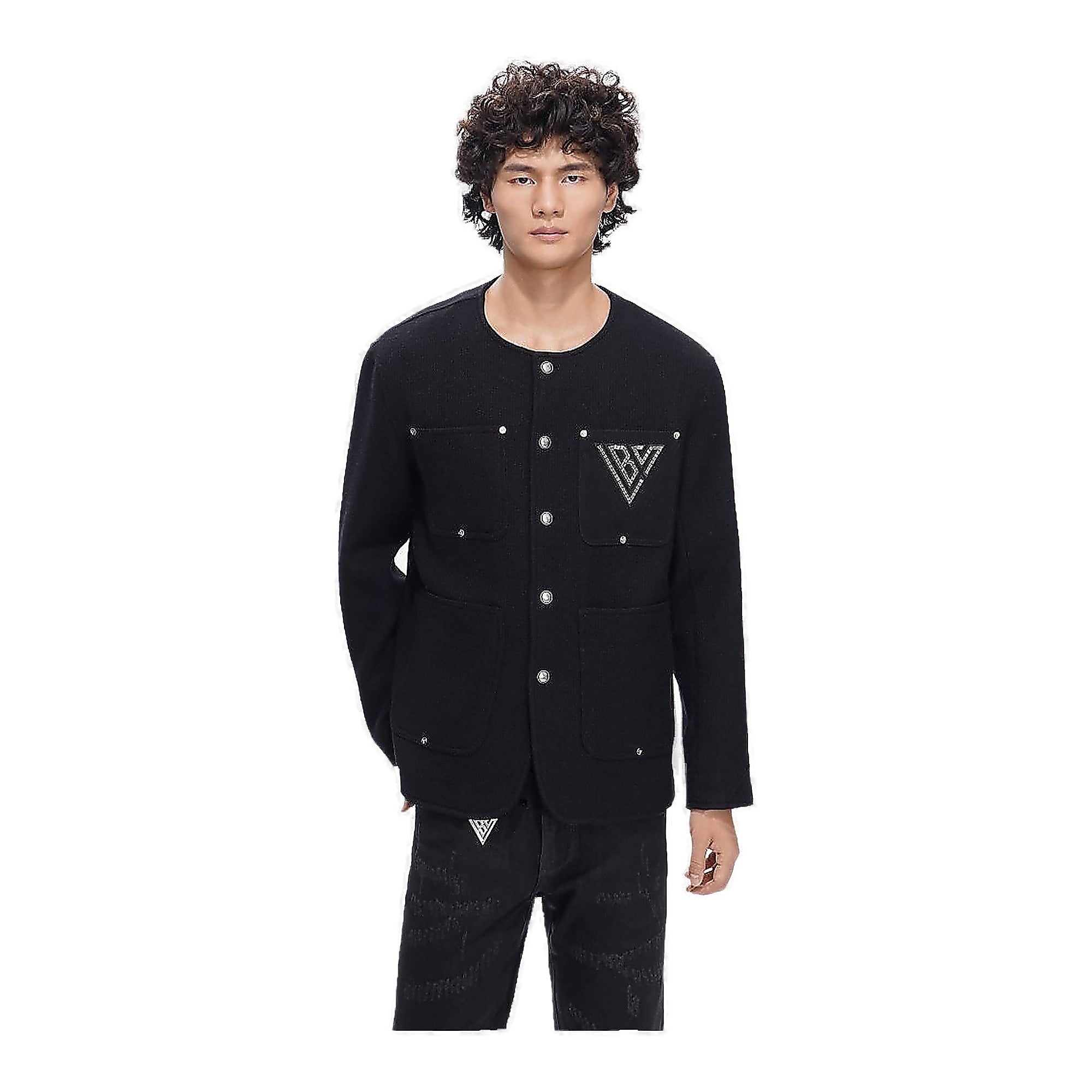 Valabasas Emblem Shirt - Relaxed Fit Black