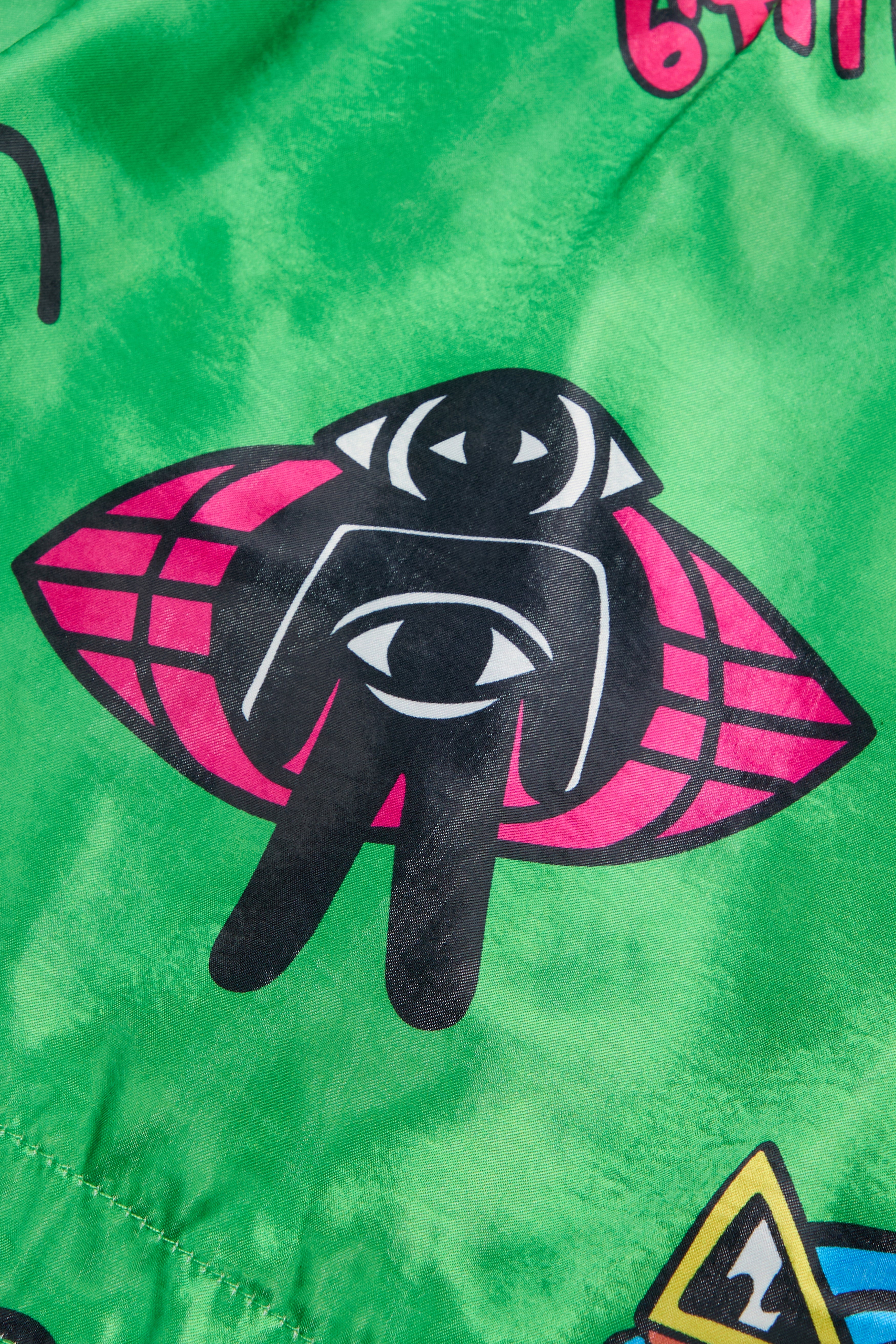 6Th Nbrhd Paint Men's Shorts - Green