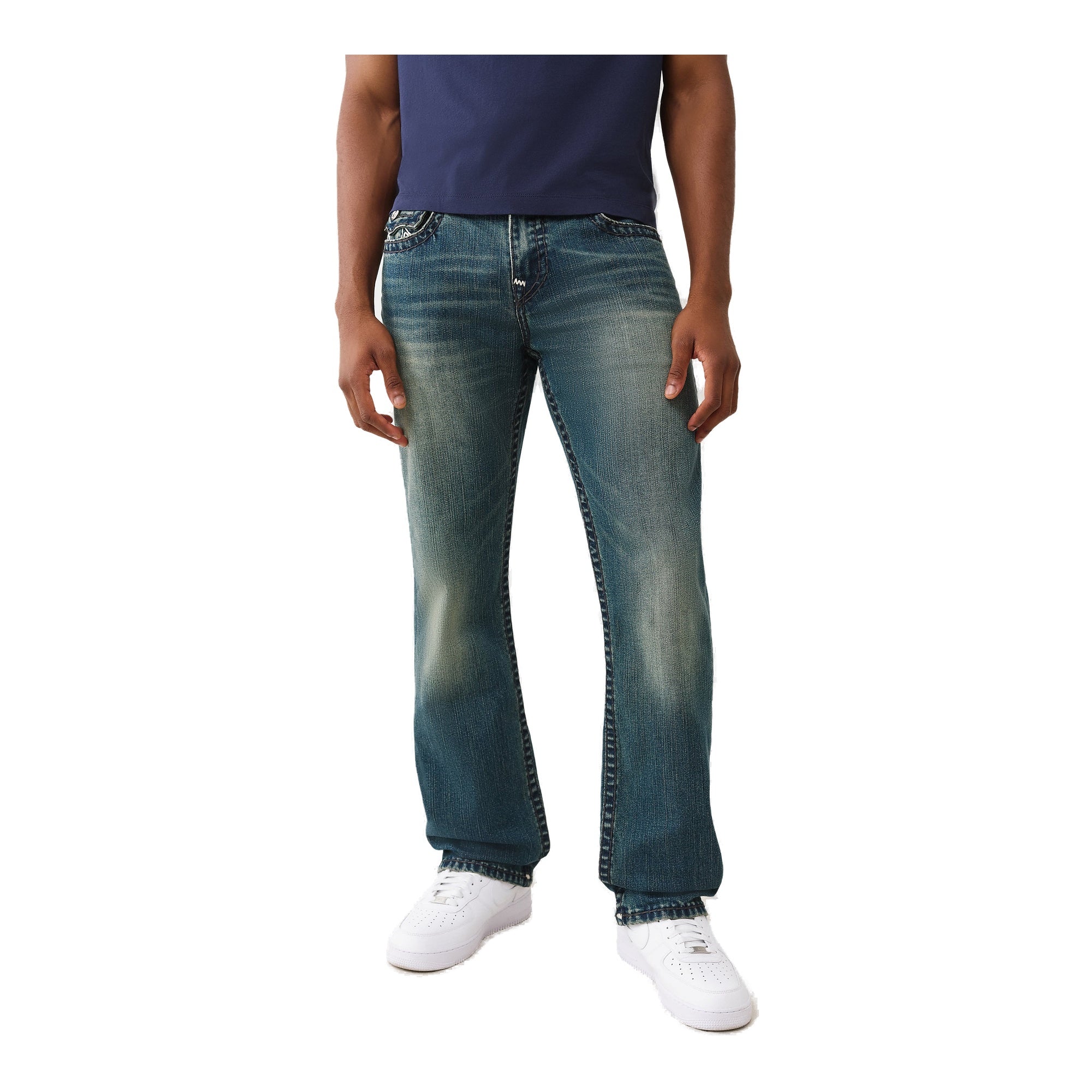 True Religion Ricky Super T Flap Men's Jeans - Faded Blue