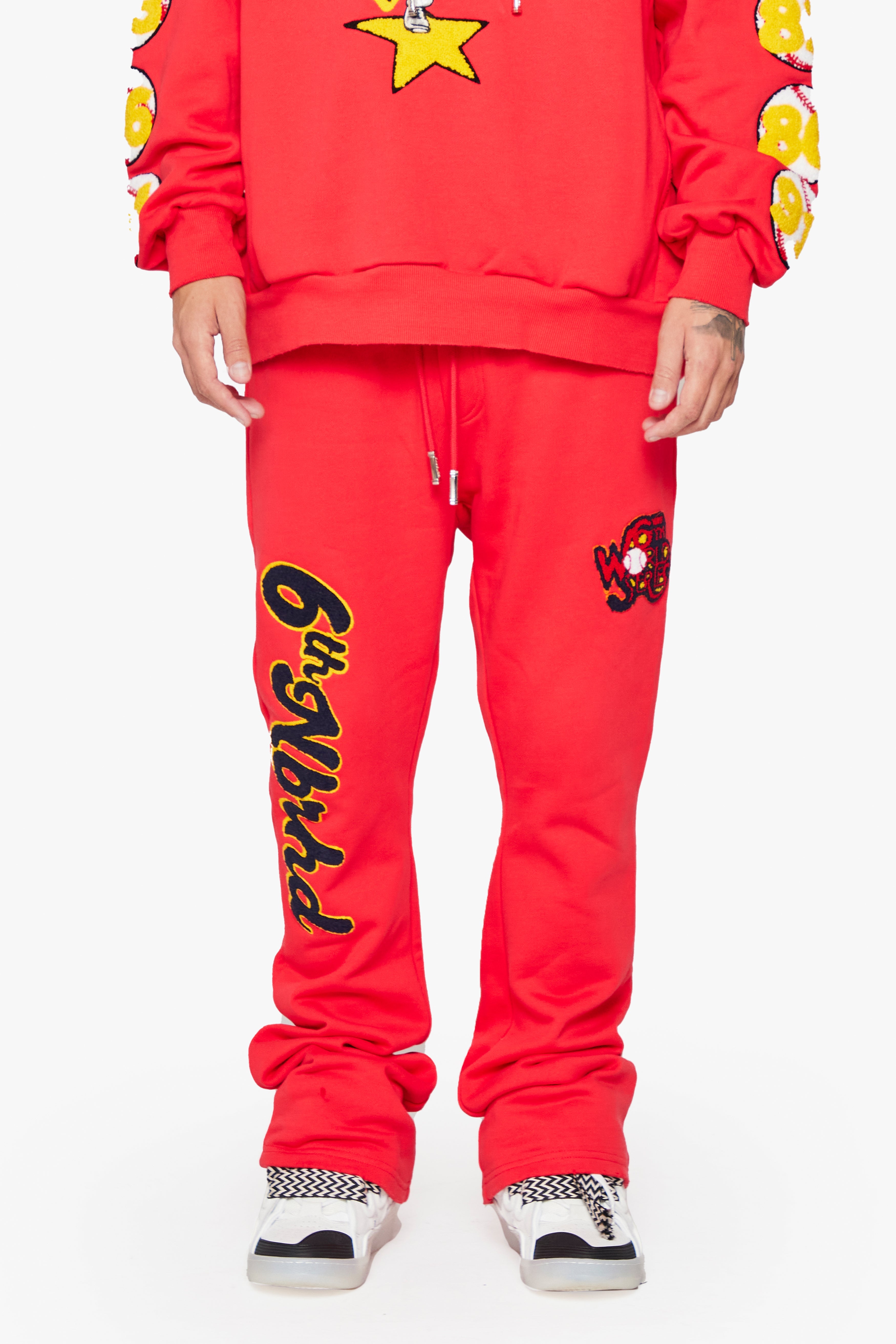 6Th Nbrhd Champs Men's Sweatpants - Red