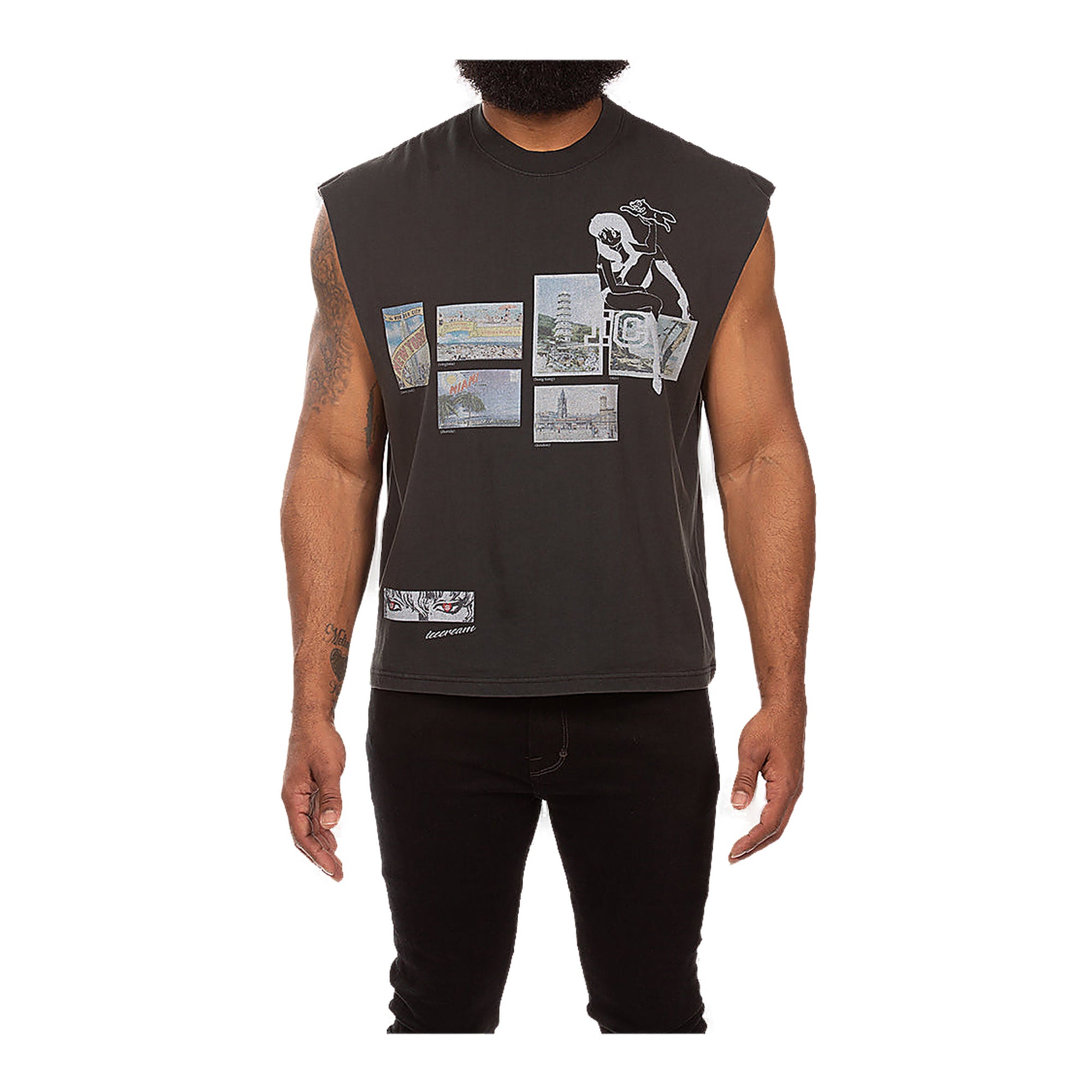 Ice Cream Postcard T-Shirt - Graphic
