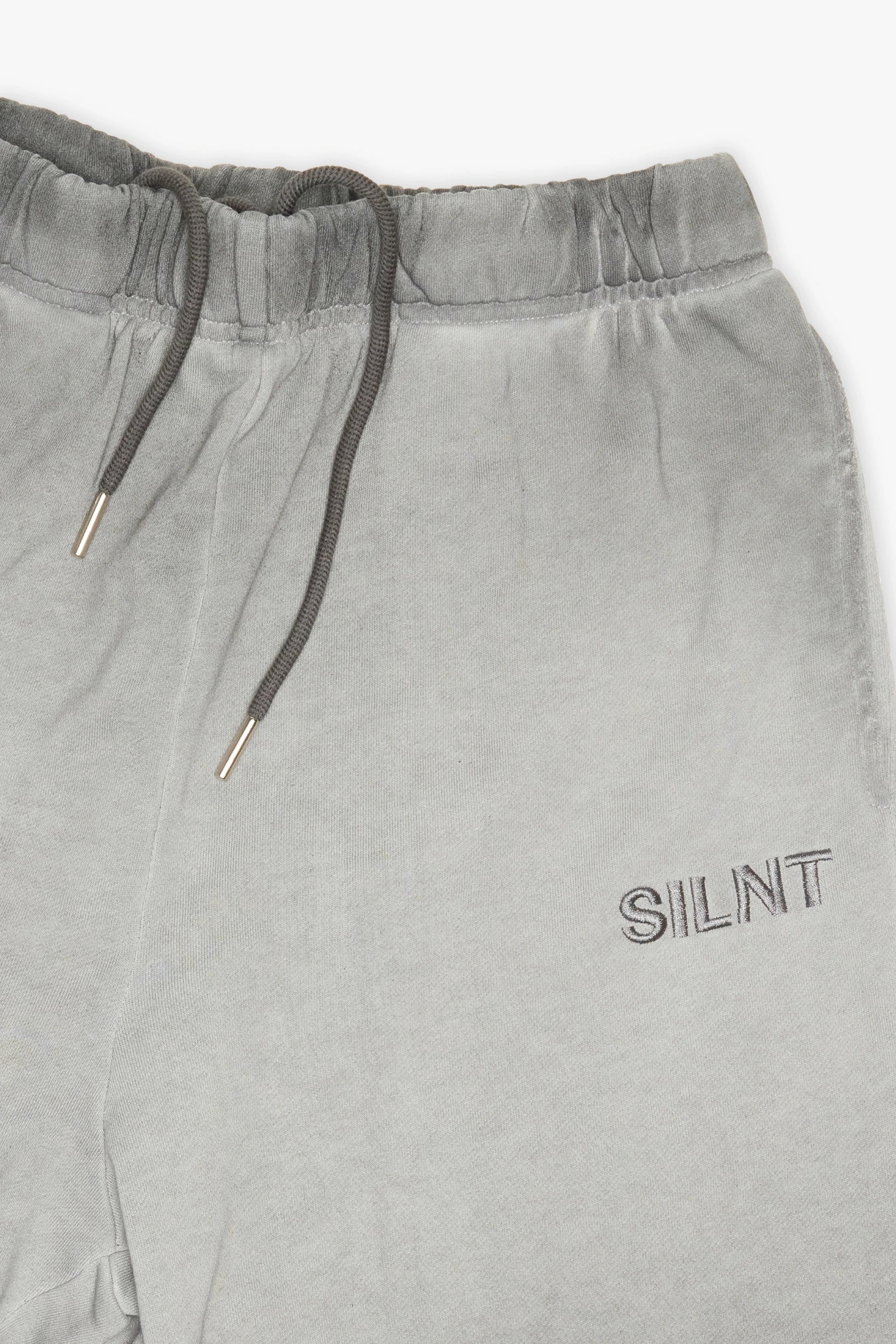 Silnt Chptrs Logo Shorts - Raw Cut Hem