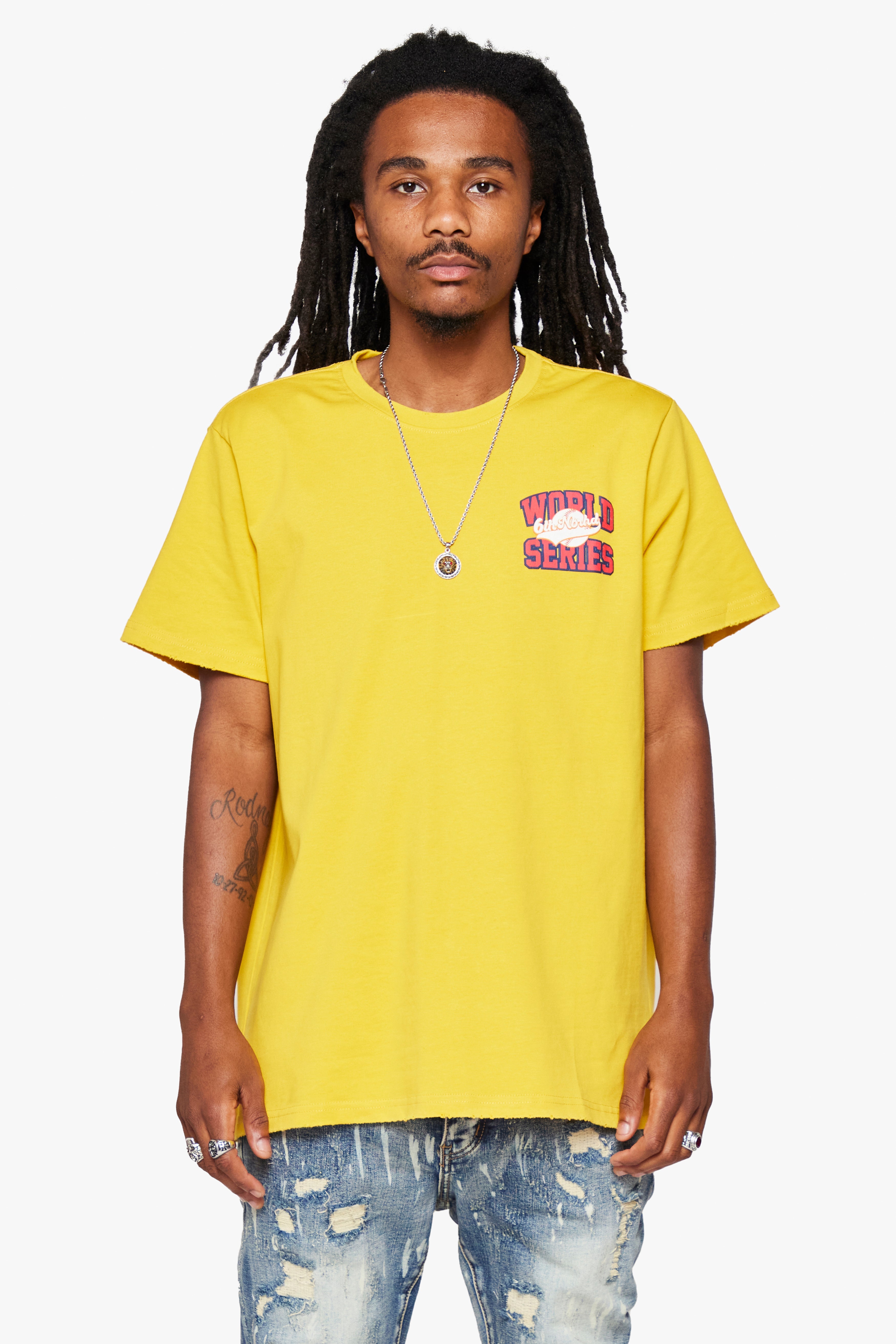 6Th Nbrhd Homerun Men's T-Shirt - Yellow