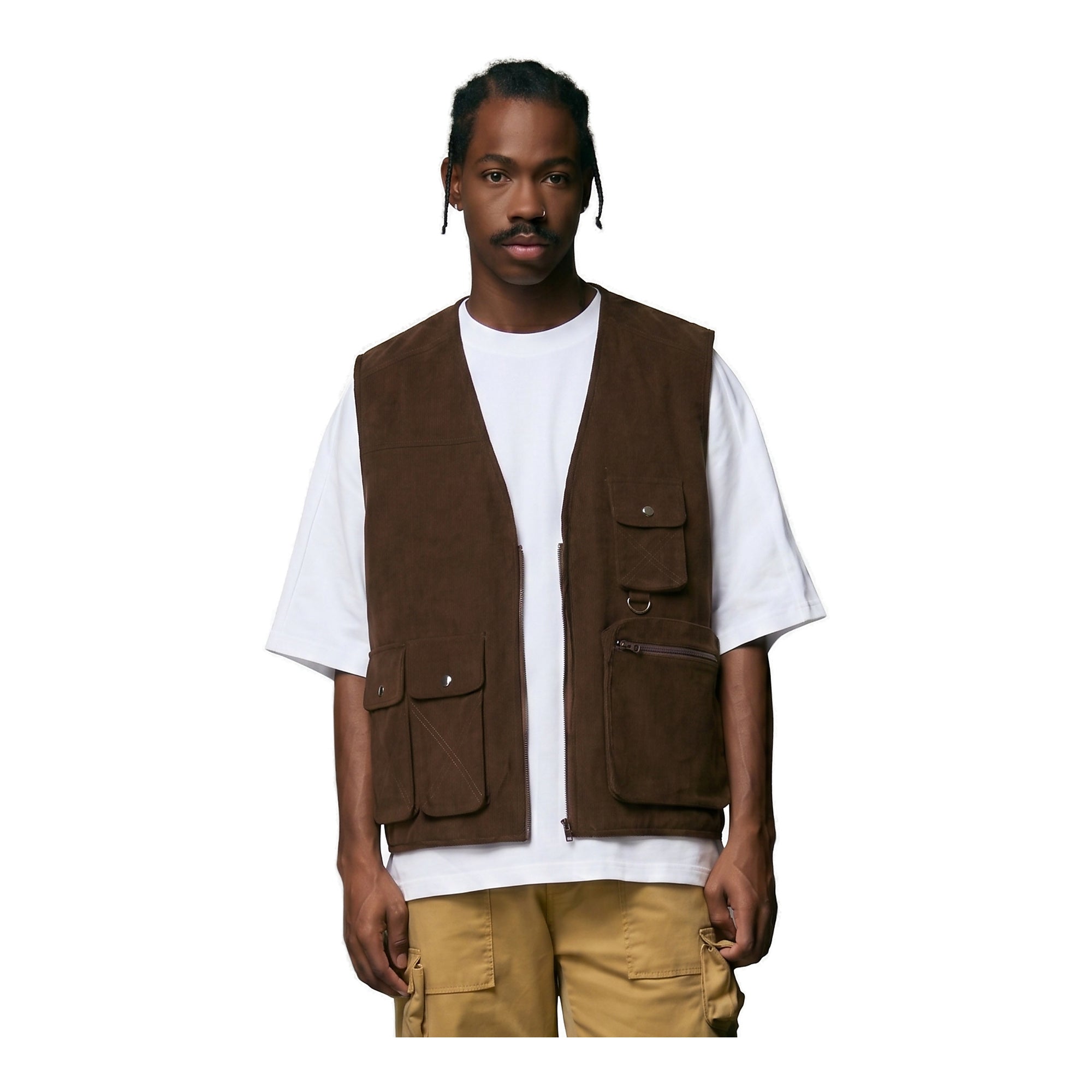 Silnt Chptrs Sergeant Vest - Corduroy