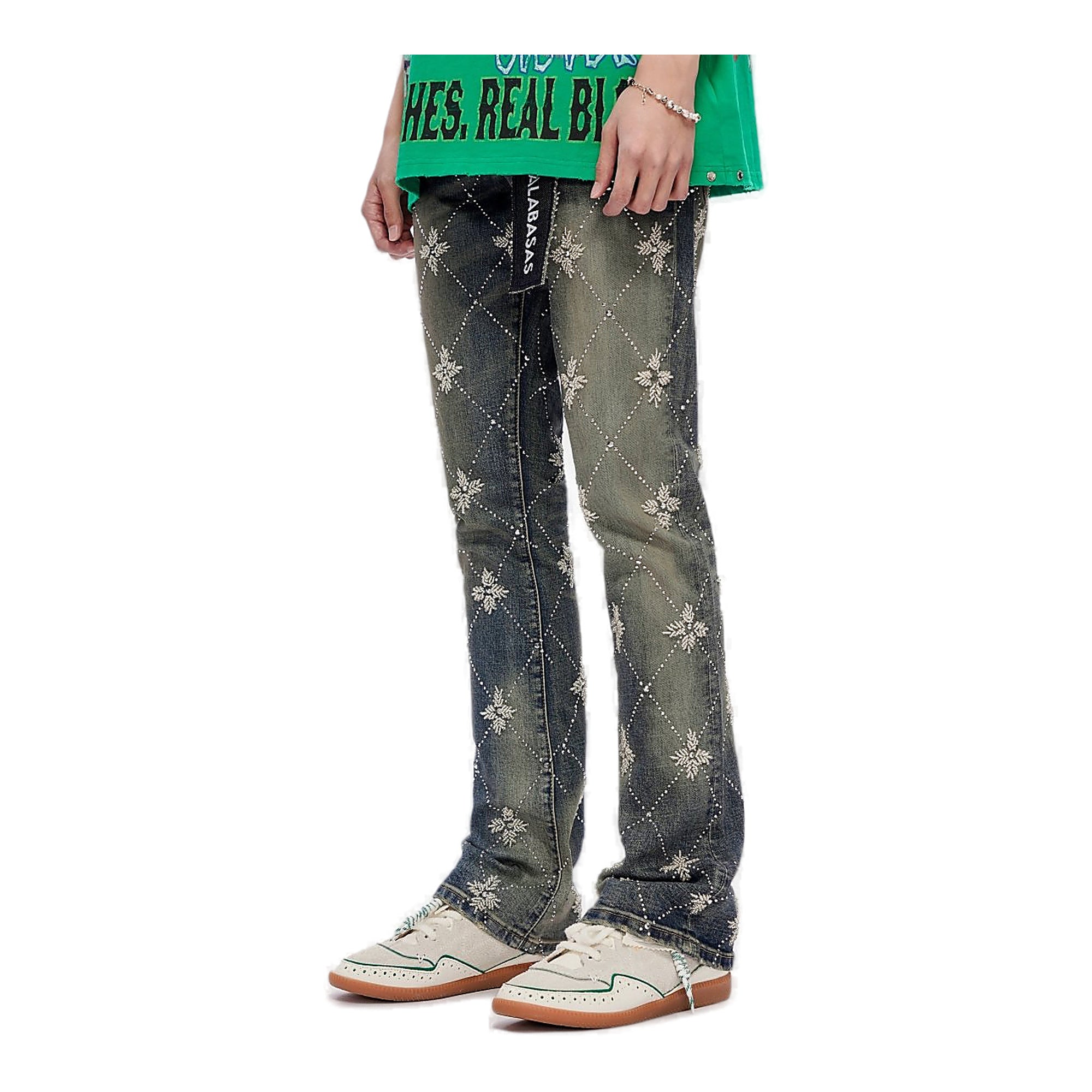Valabasas Starburst Jeans - Embroidered