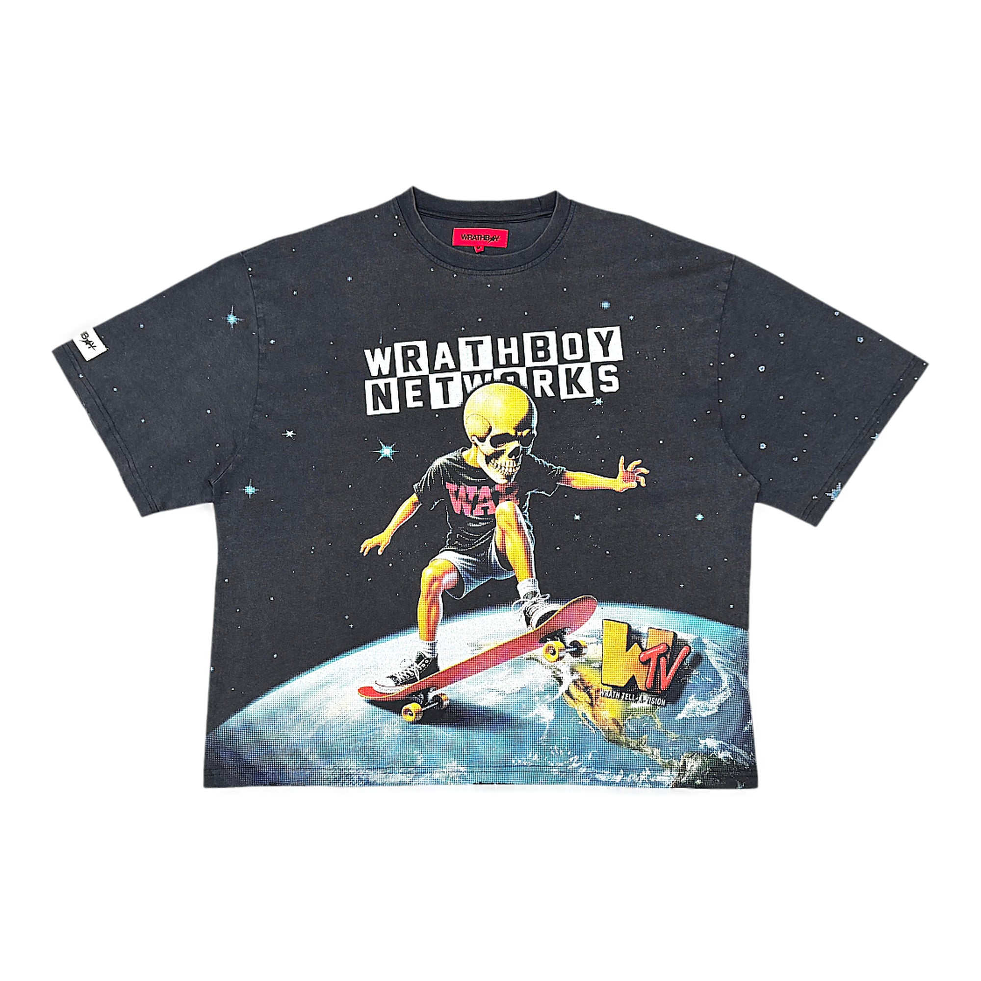 Wrathboy Skull Tee - Graphic Black