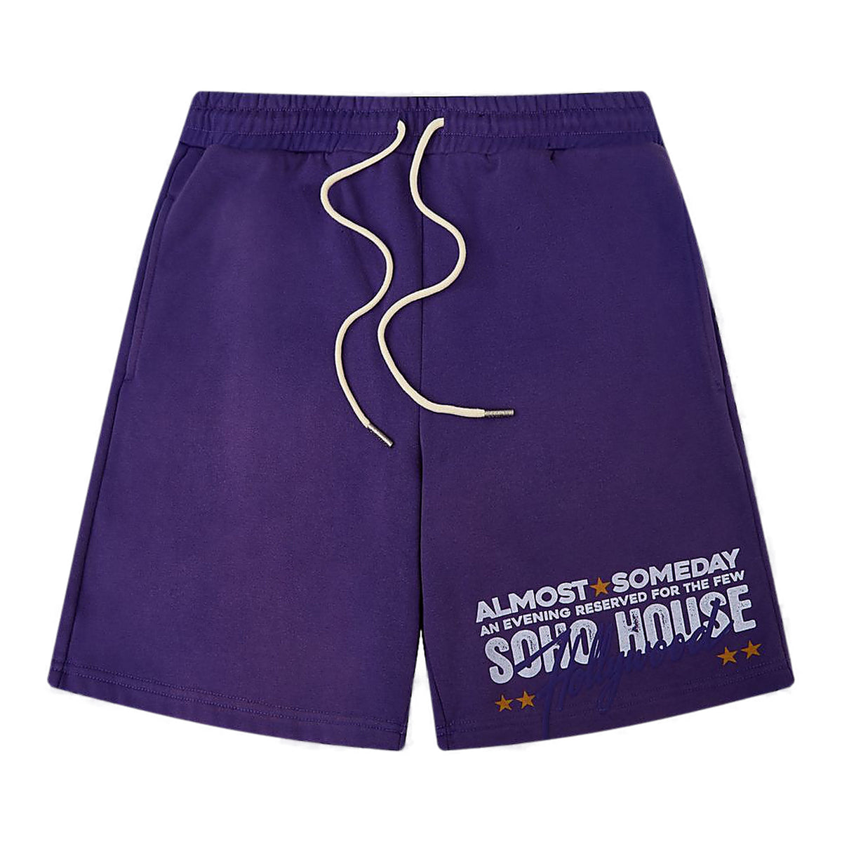 Almost Someday Soho Shorts - Logo Graphic Purple